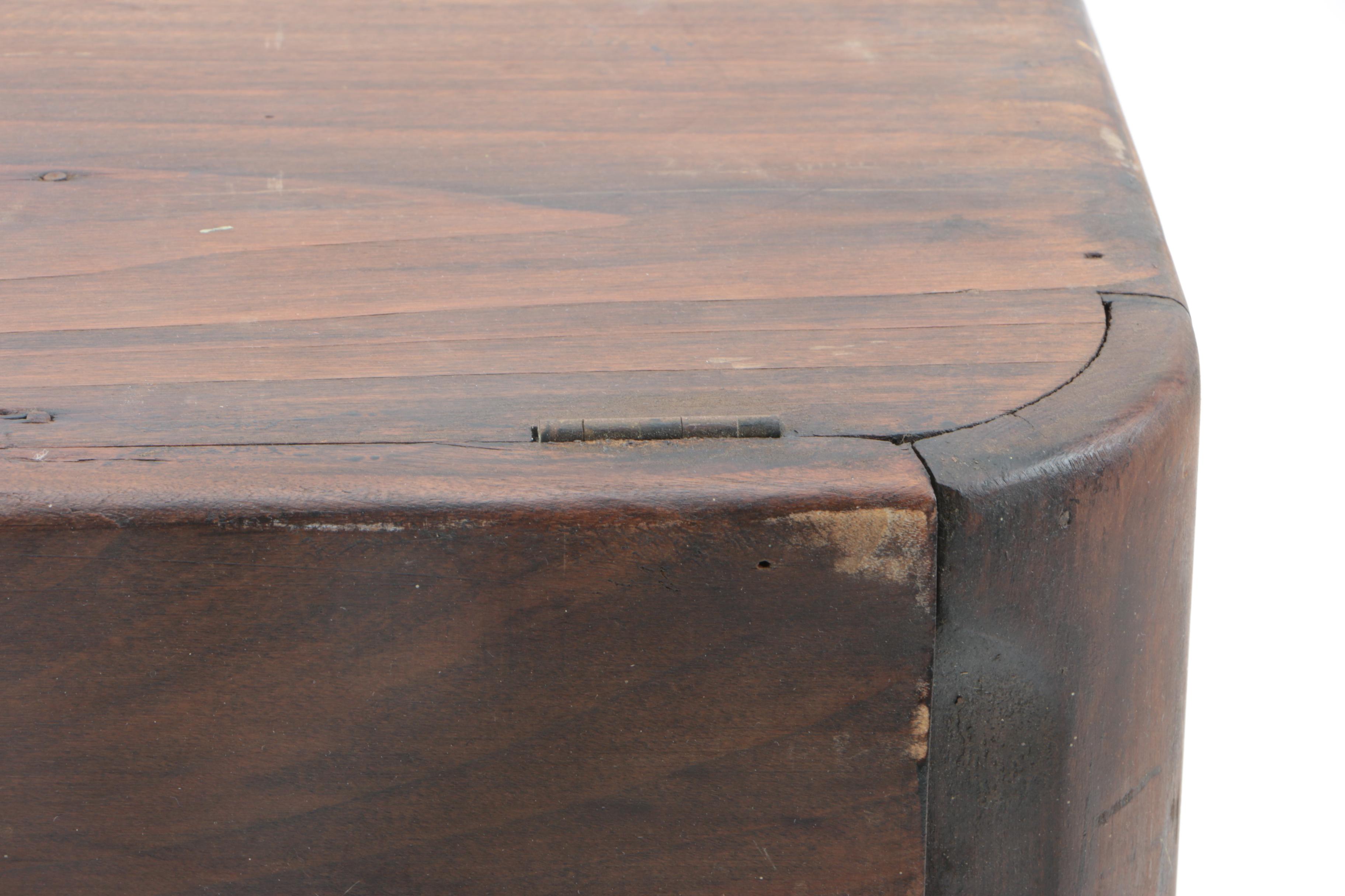 Vintage Rustic Walnut Bathroom Medicine Cabinet