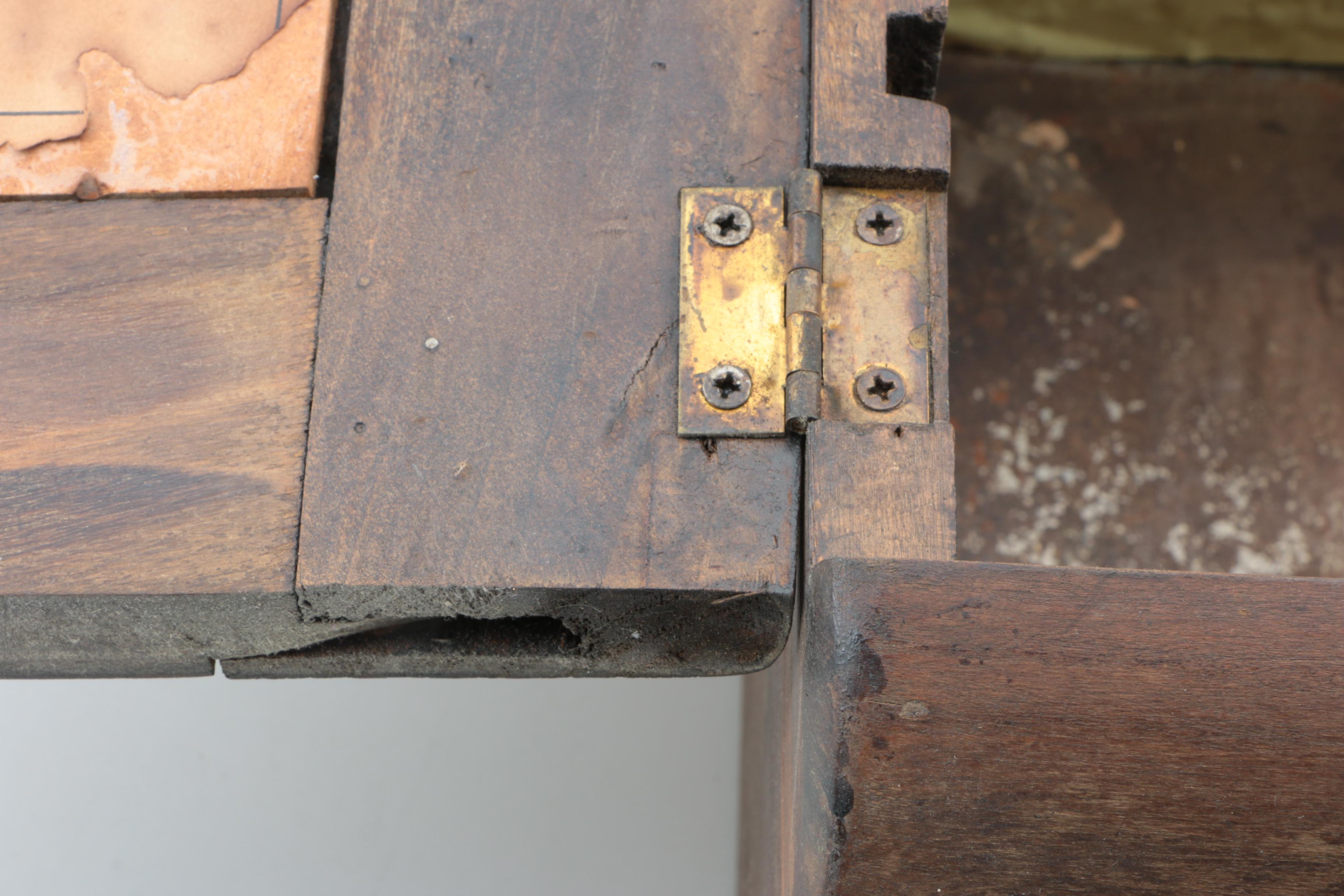 Vintage Rustic Walnut Bathroom Medicine Cabinet