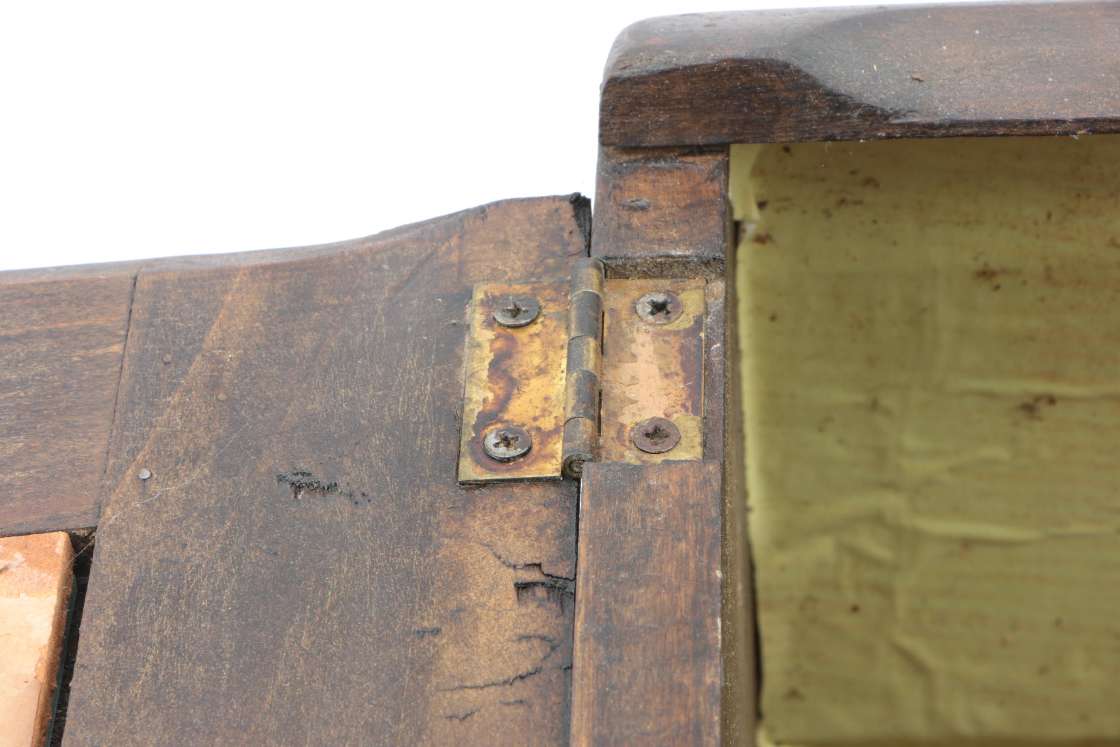 Vintage Rustic Walnut Bathroom Medicine Cabinet