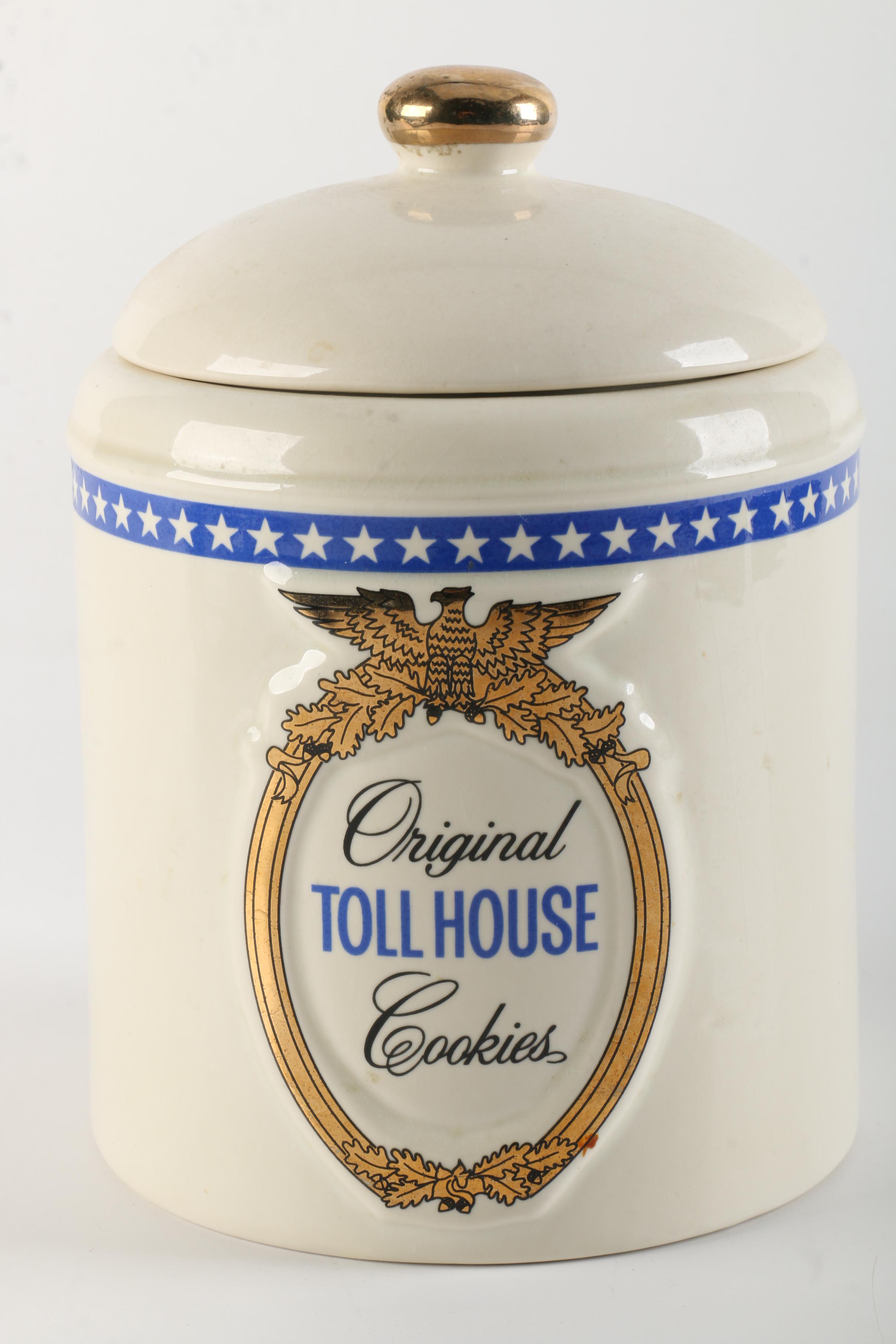 Vintage Toll House Cookie Jar