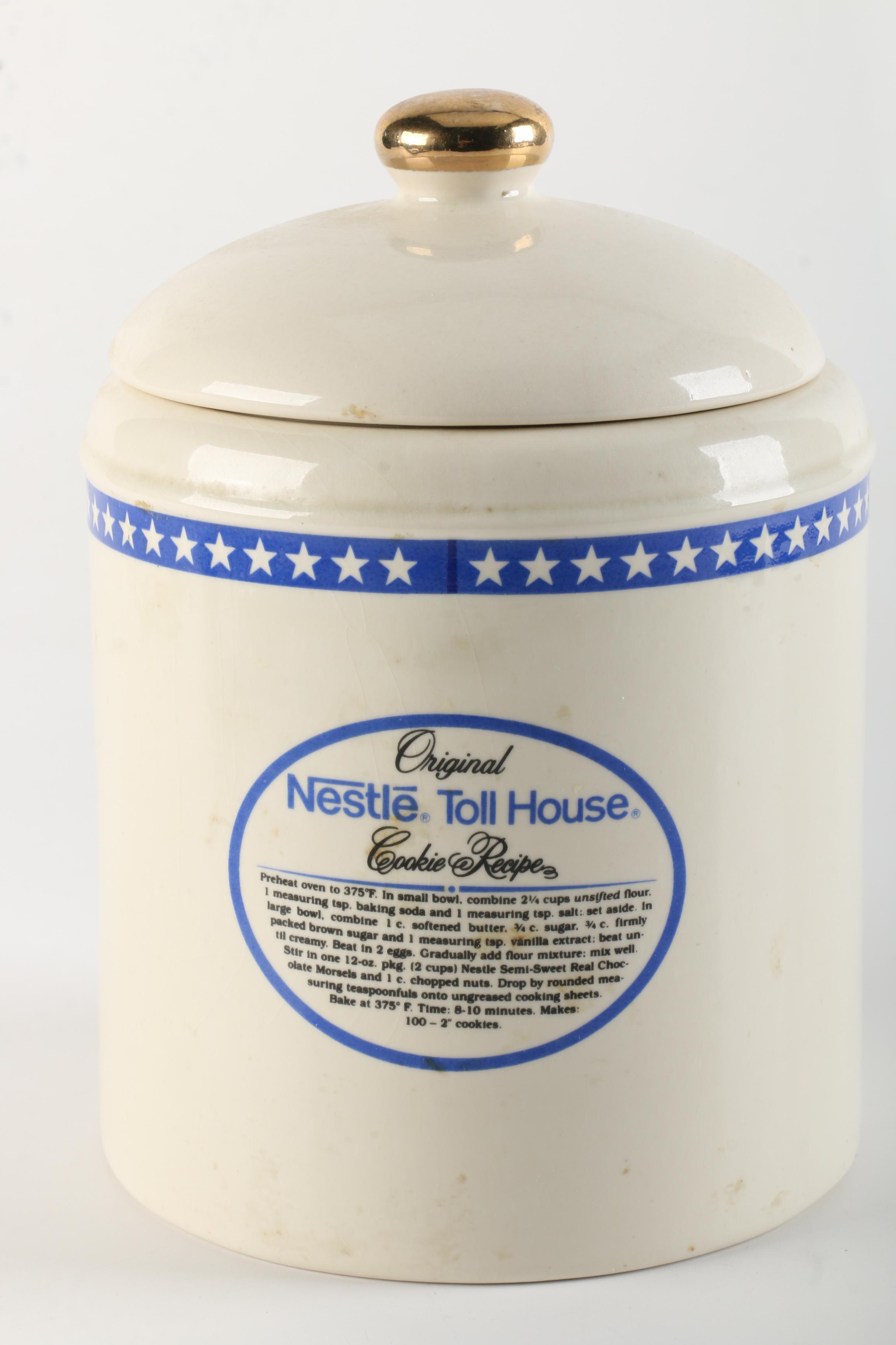 Vintage Toll House Cookie Jar