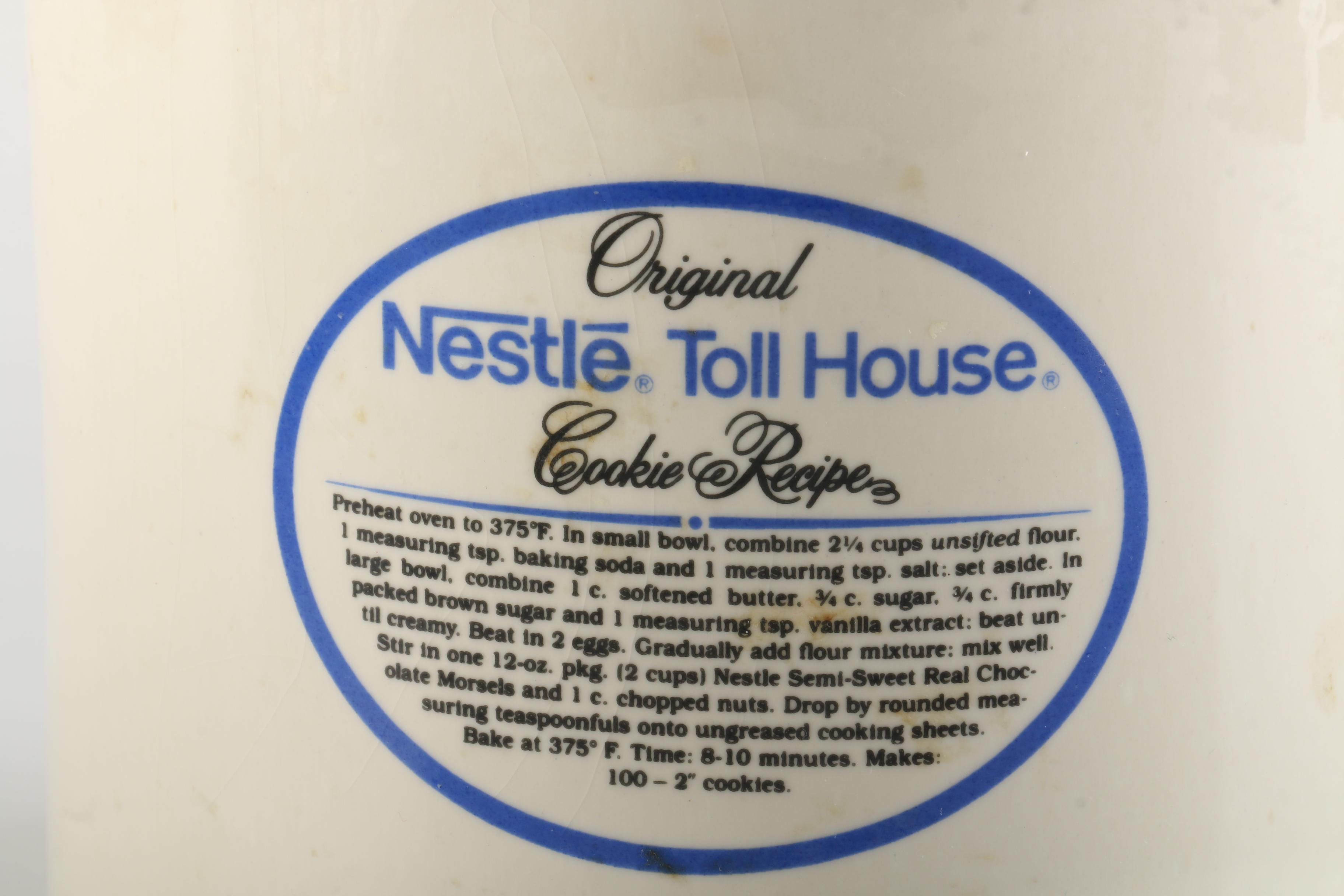 Vintage Toll House Cookie Jar