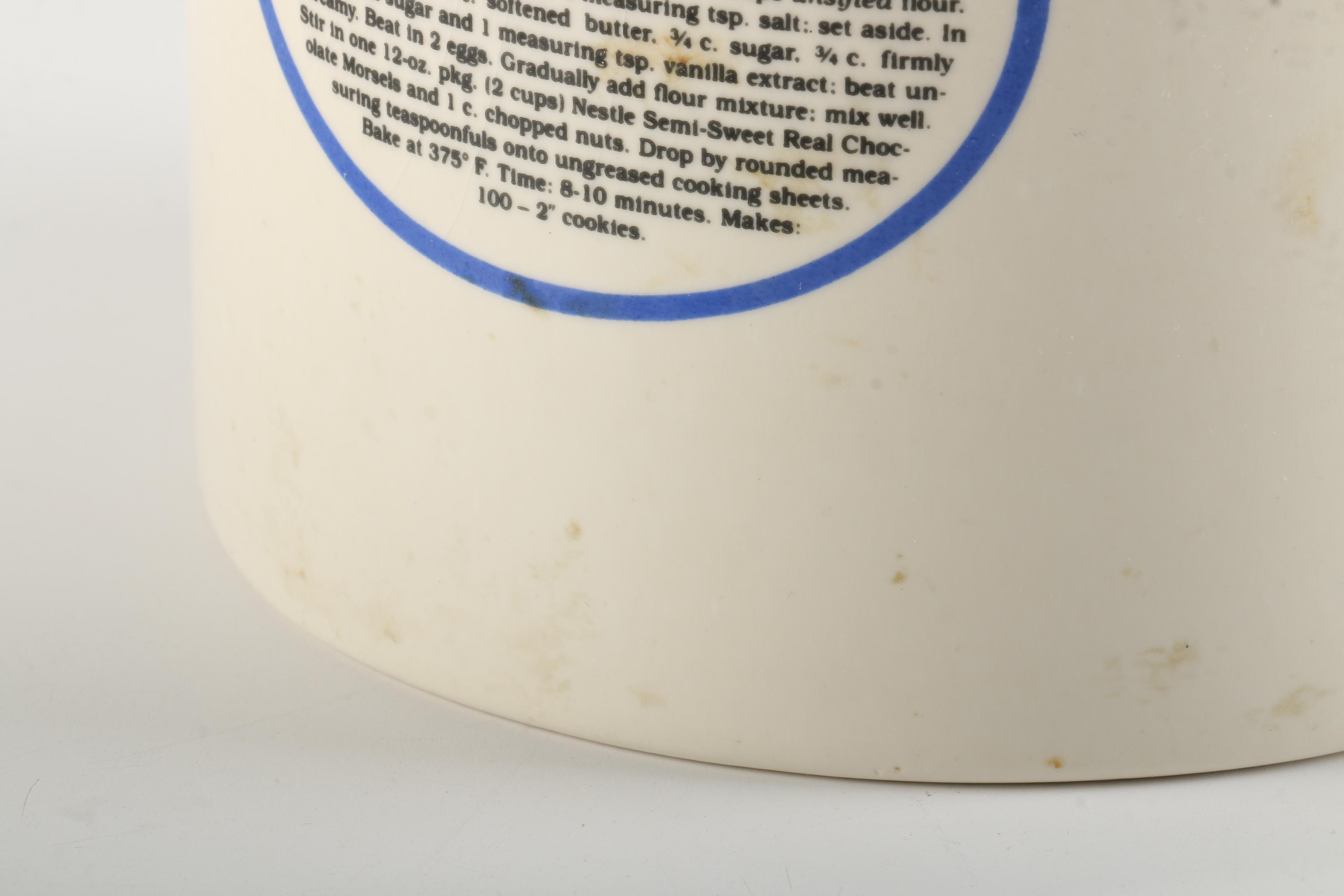 Vintage Toll House Cookie Jar