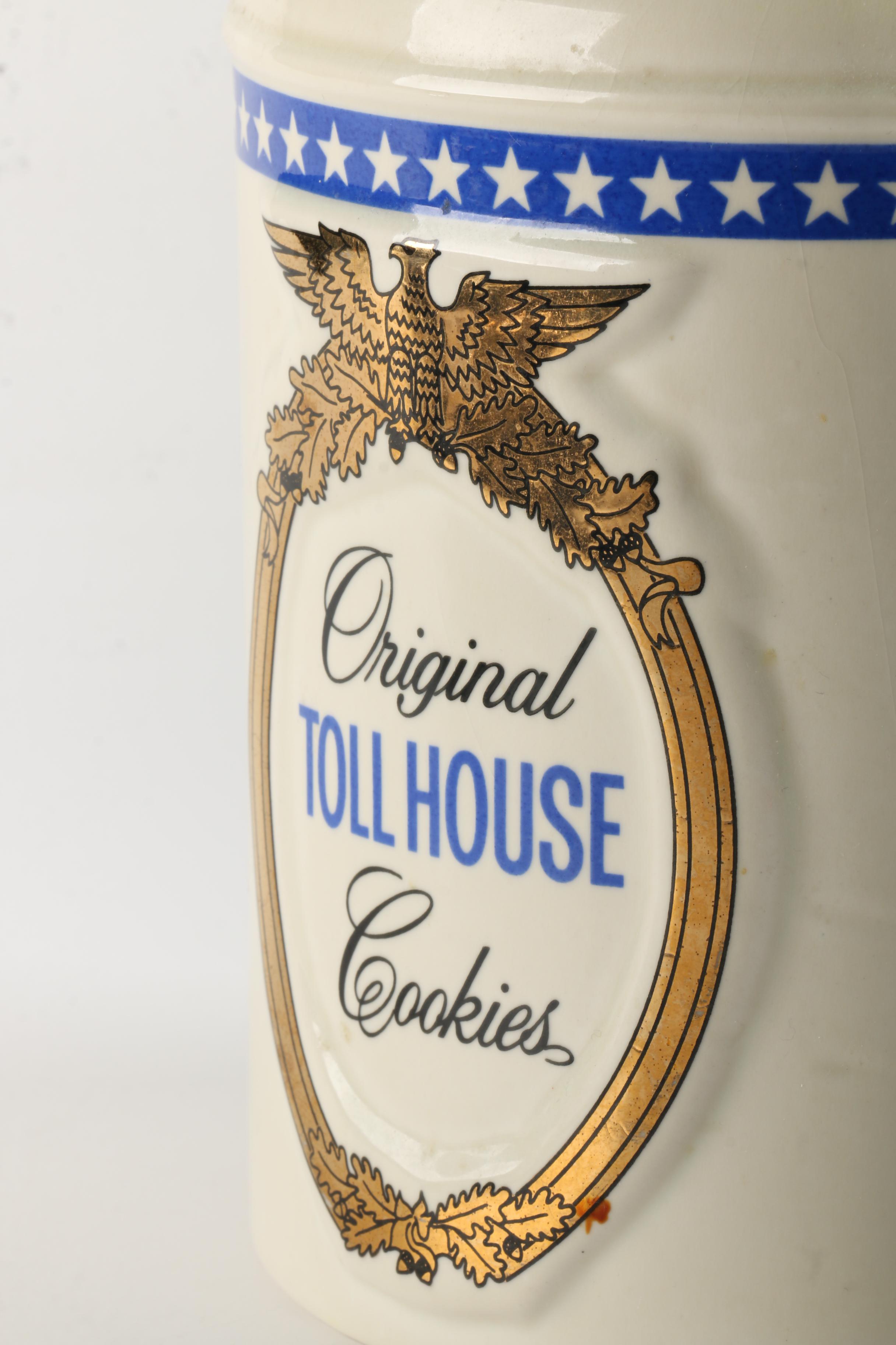 Vintage Toll House Cookie Jar