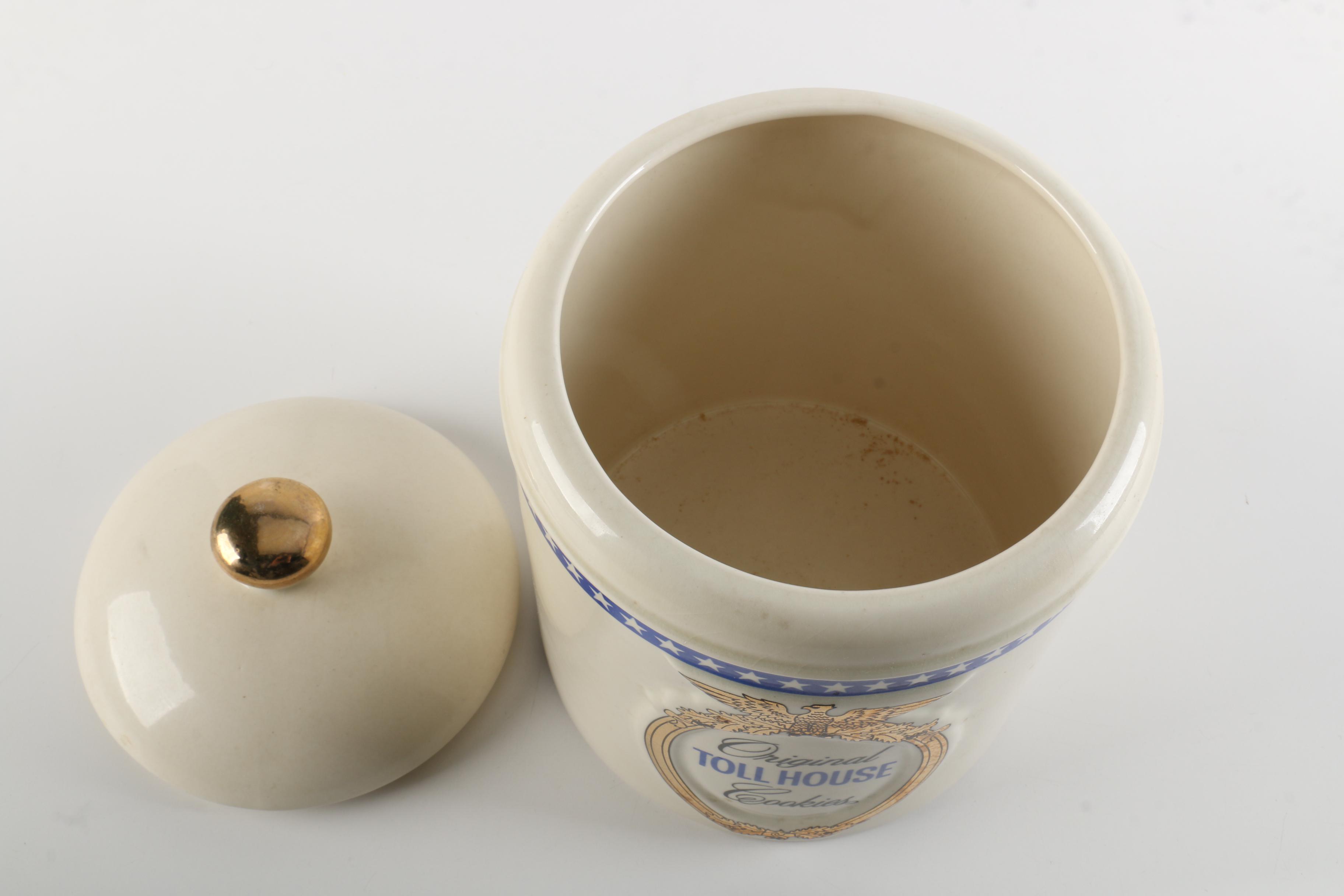 Vintage Toll House Cookie Jar