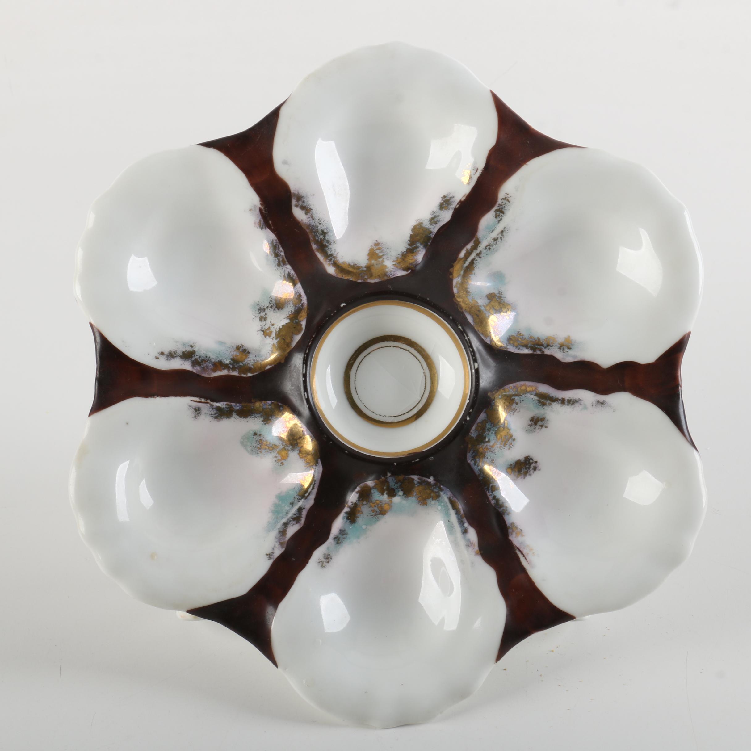 Porcelain Oyster Dish