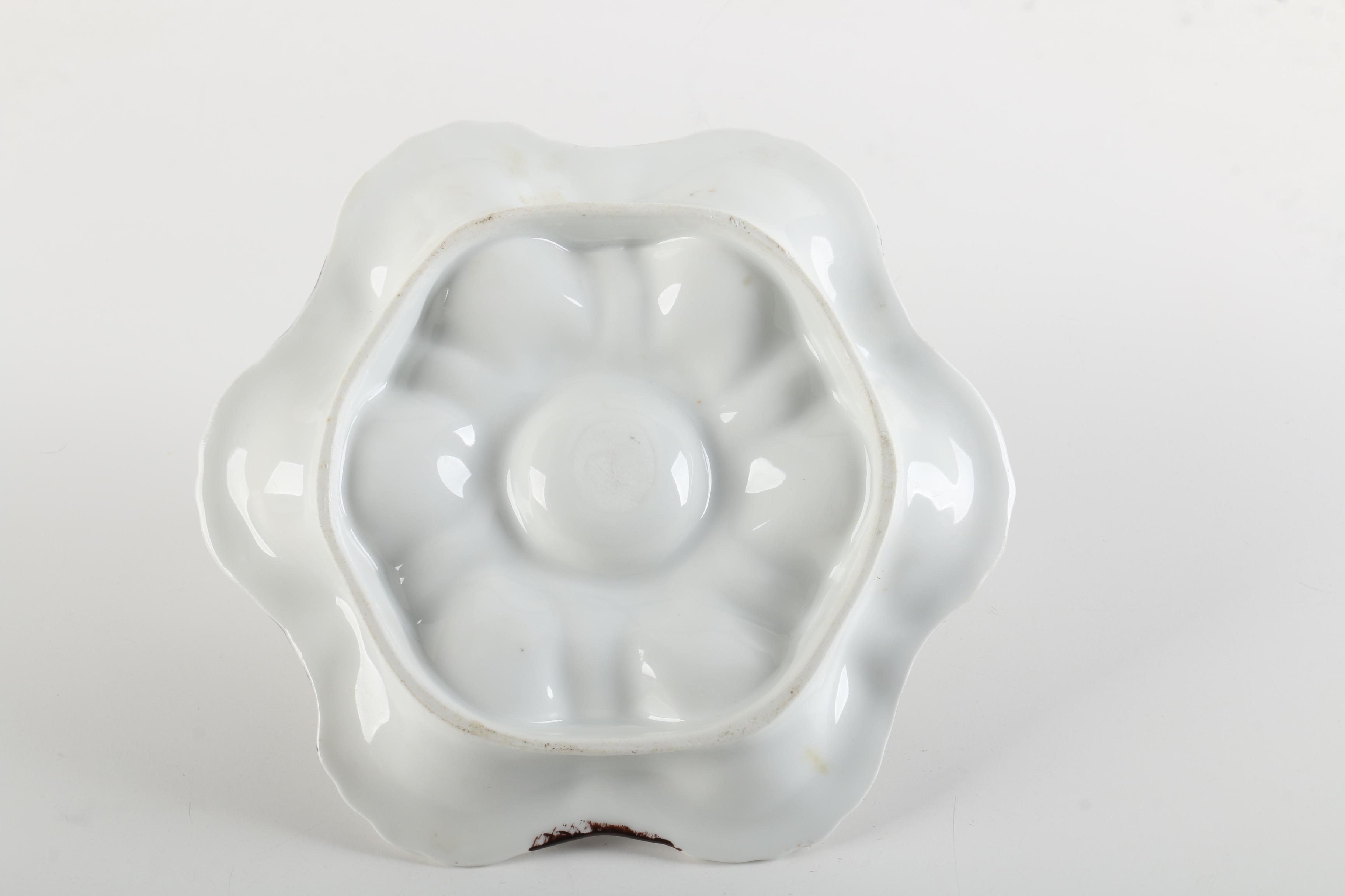Porcelain Oyster Dish