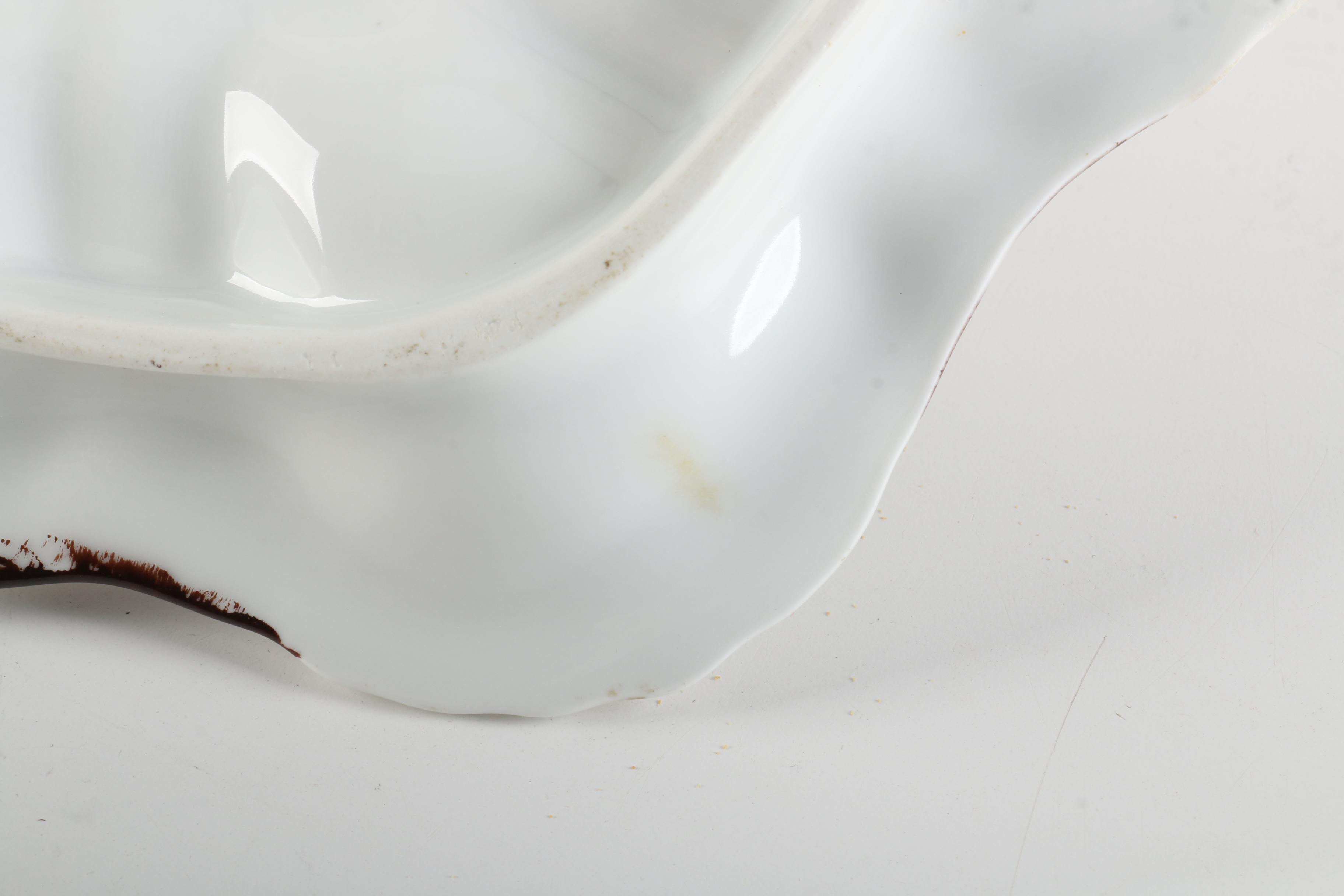 Porcelain Oyster Dish