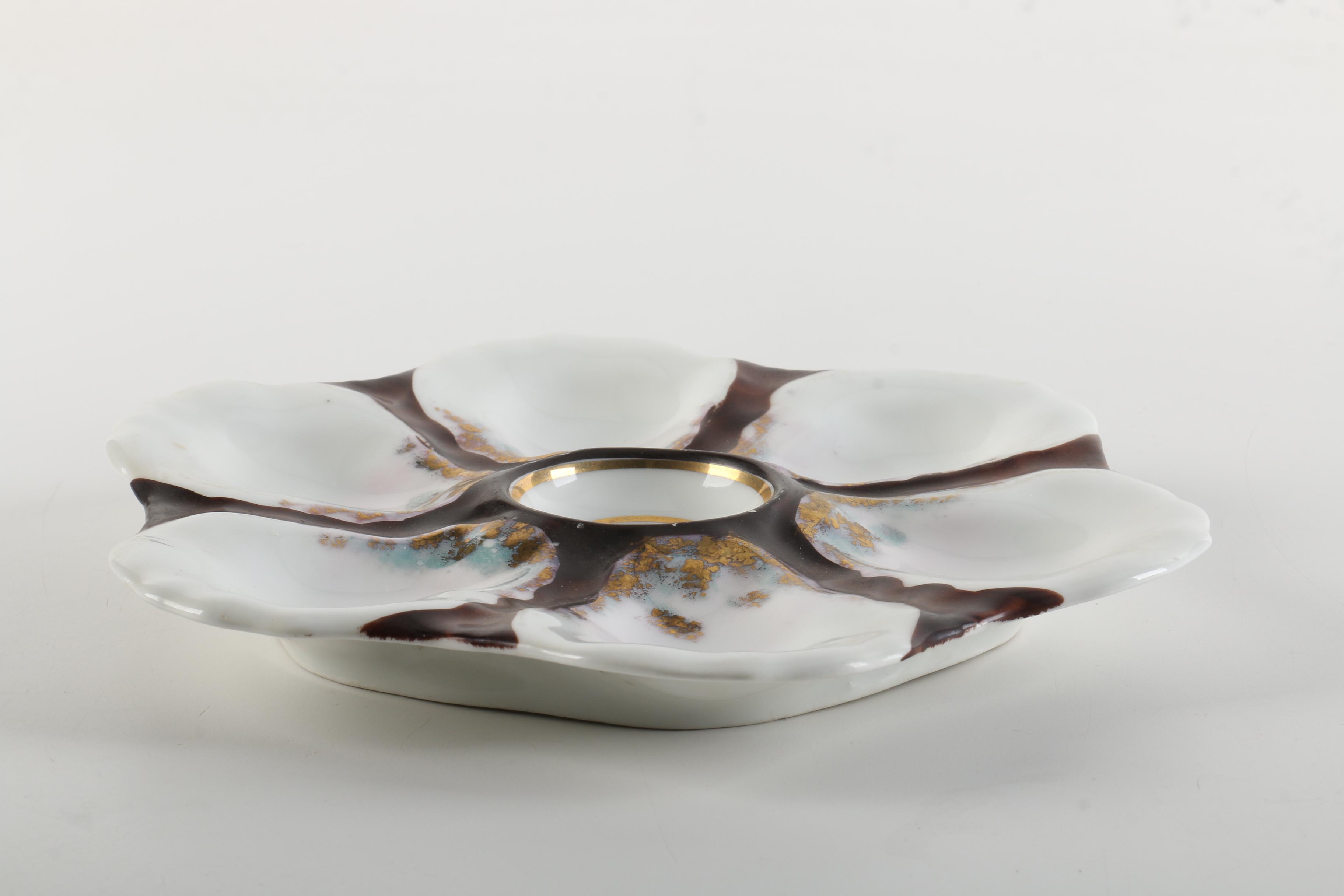 Porcelain Oyster Dish