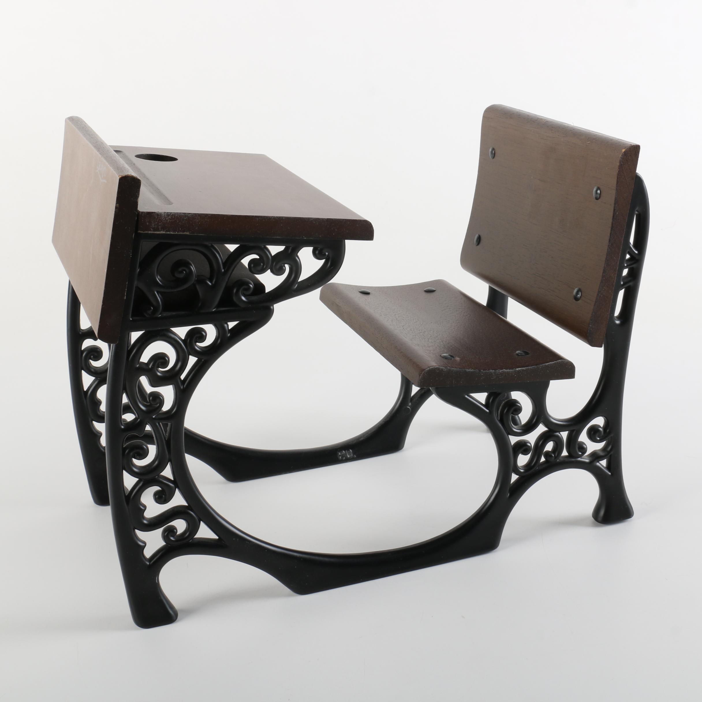 American Girl Doll Vintage Style Student Desk