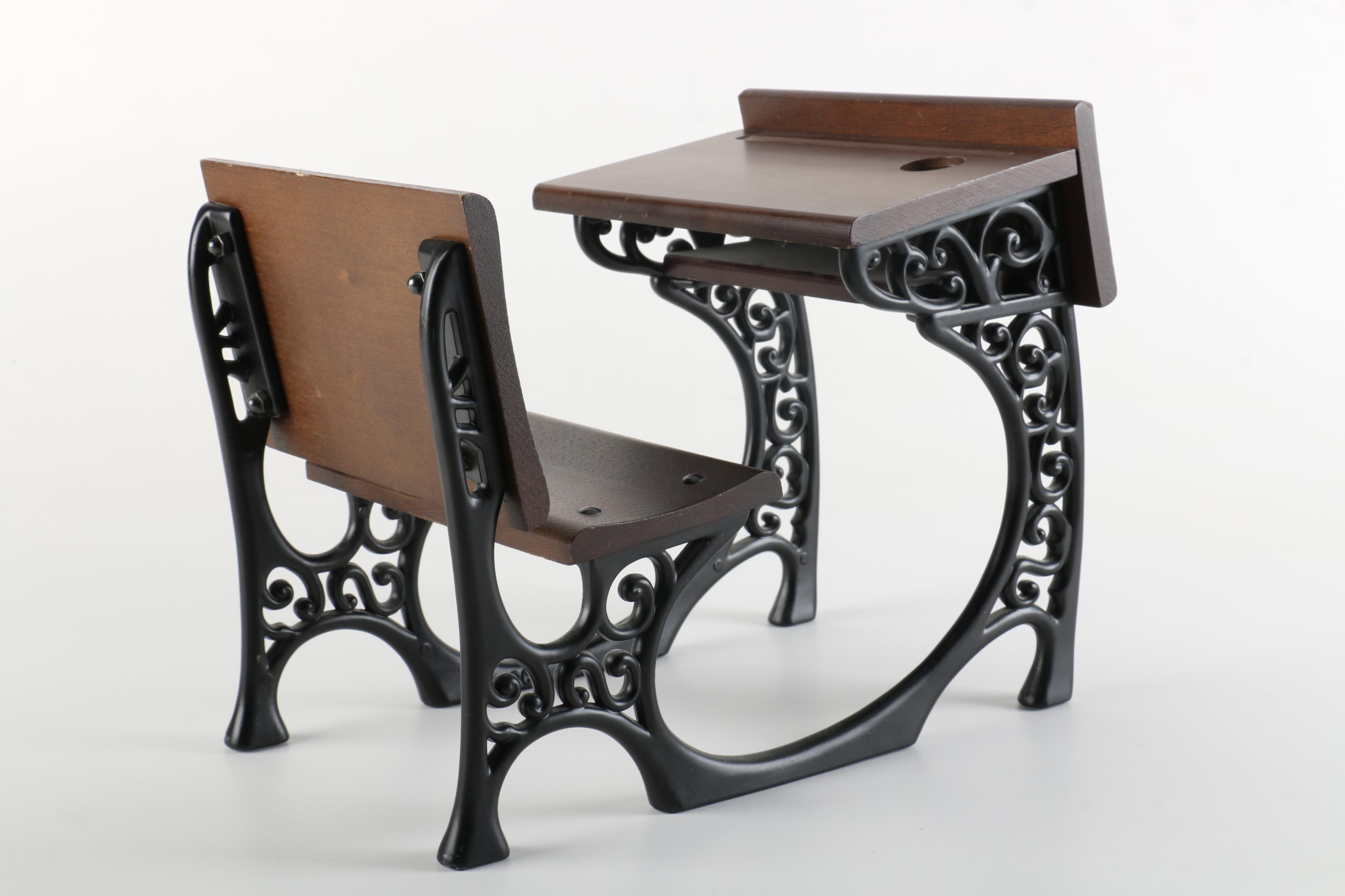 American Girl Doll Vintage Style Student Desk