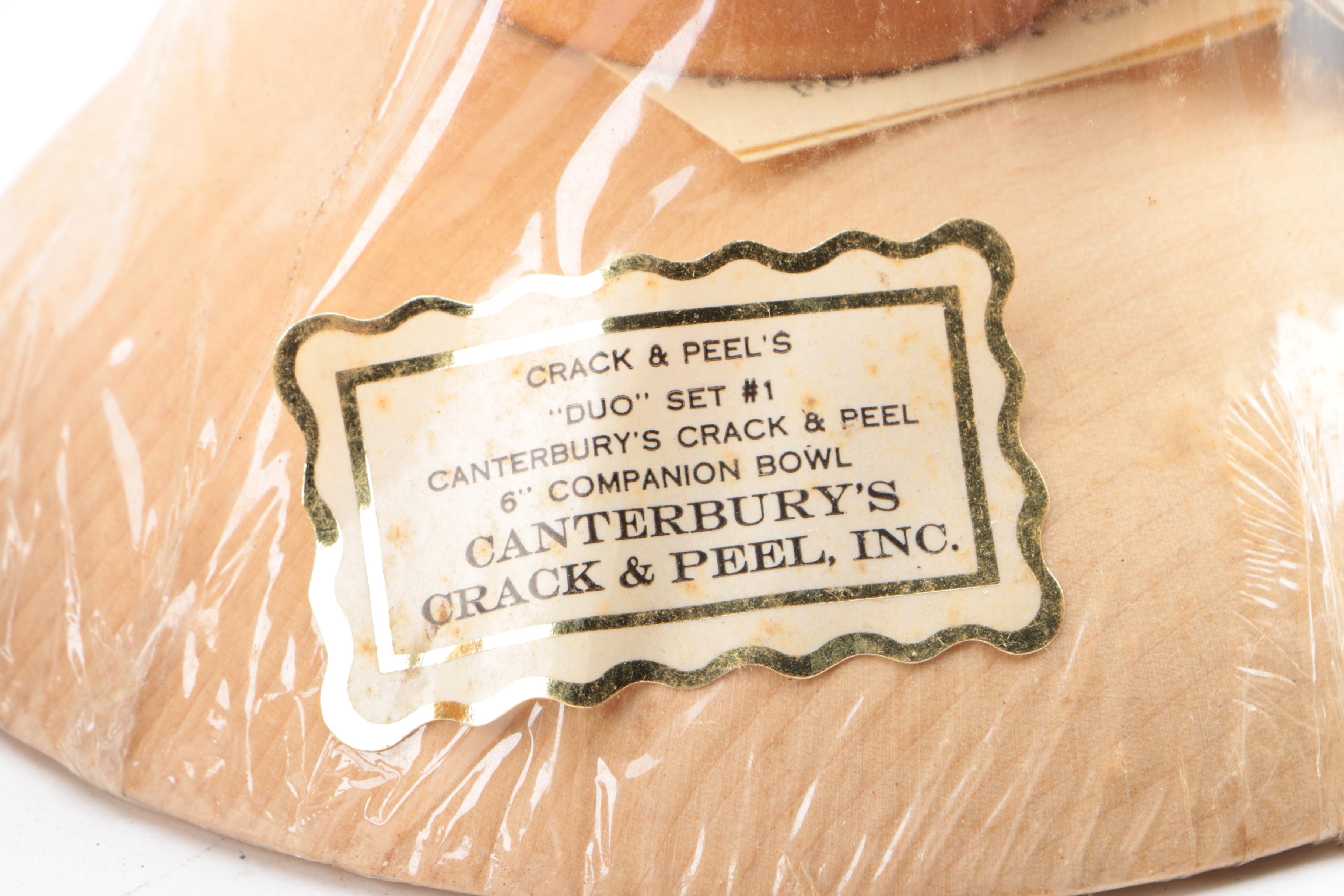 Canterbury's Crack & Peel Tableware