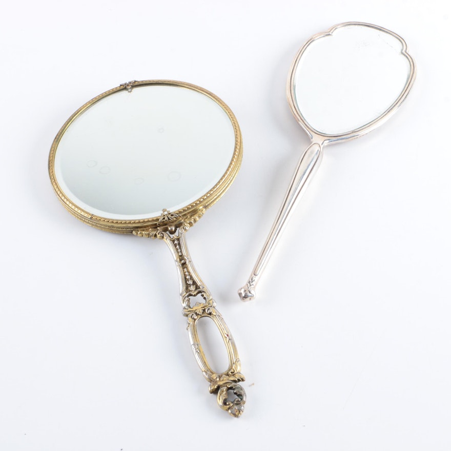 1936 Charles S Green & Co. Sterling Silver Hand Mirror and More