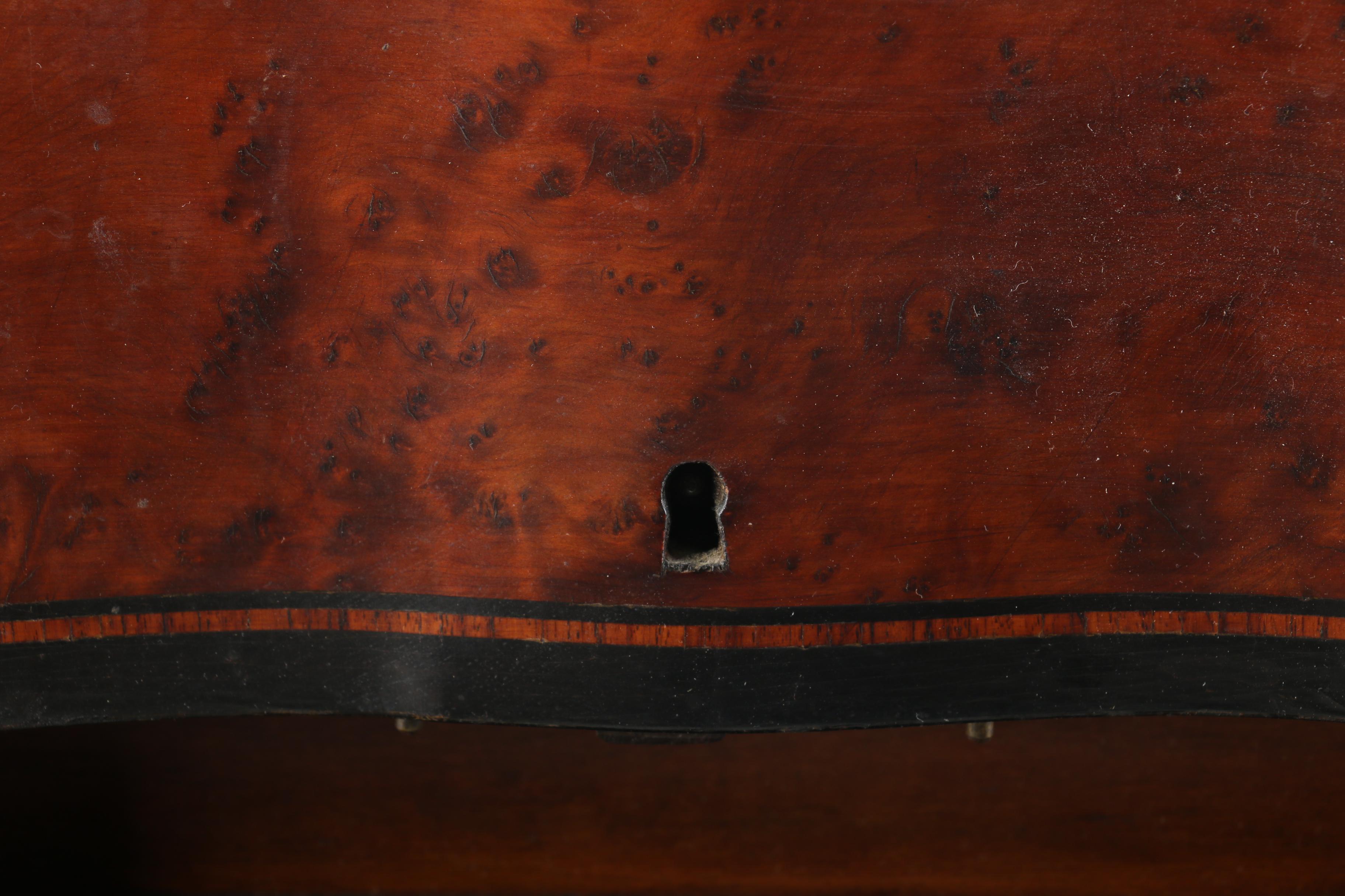 Vintage Wooden Bar Caddy Chest with Etched Glass Decanters and Stemware