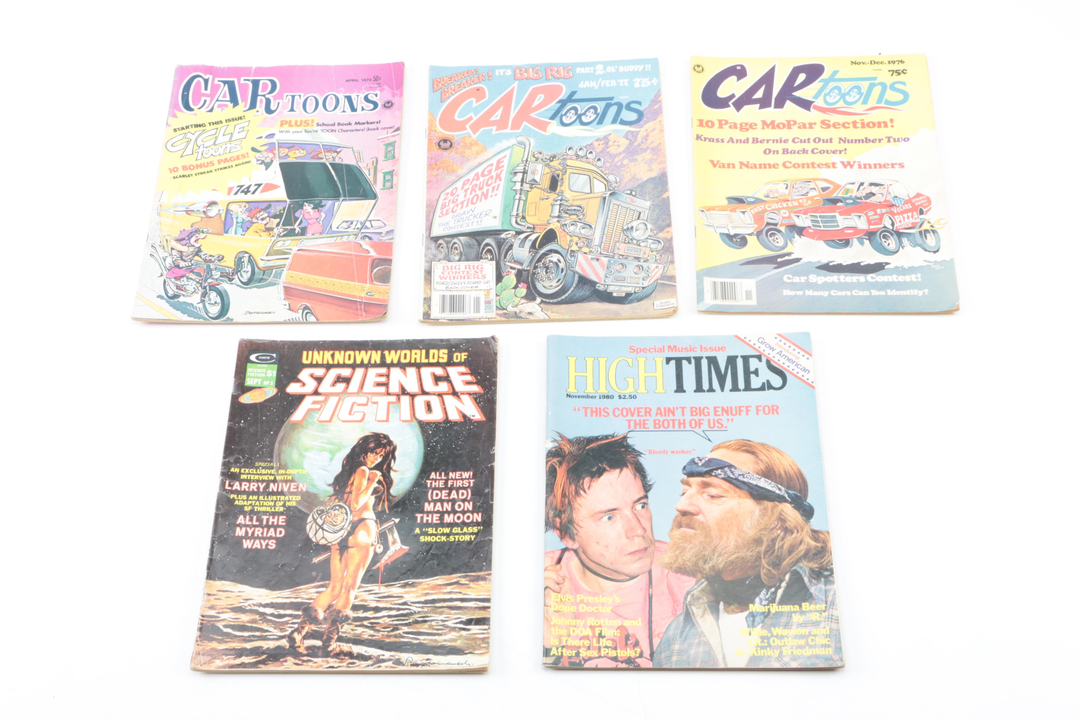 Vintage Comic Books Including "Strange Tales", "Star Wars", and "Star Trek"