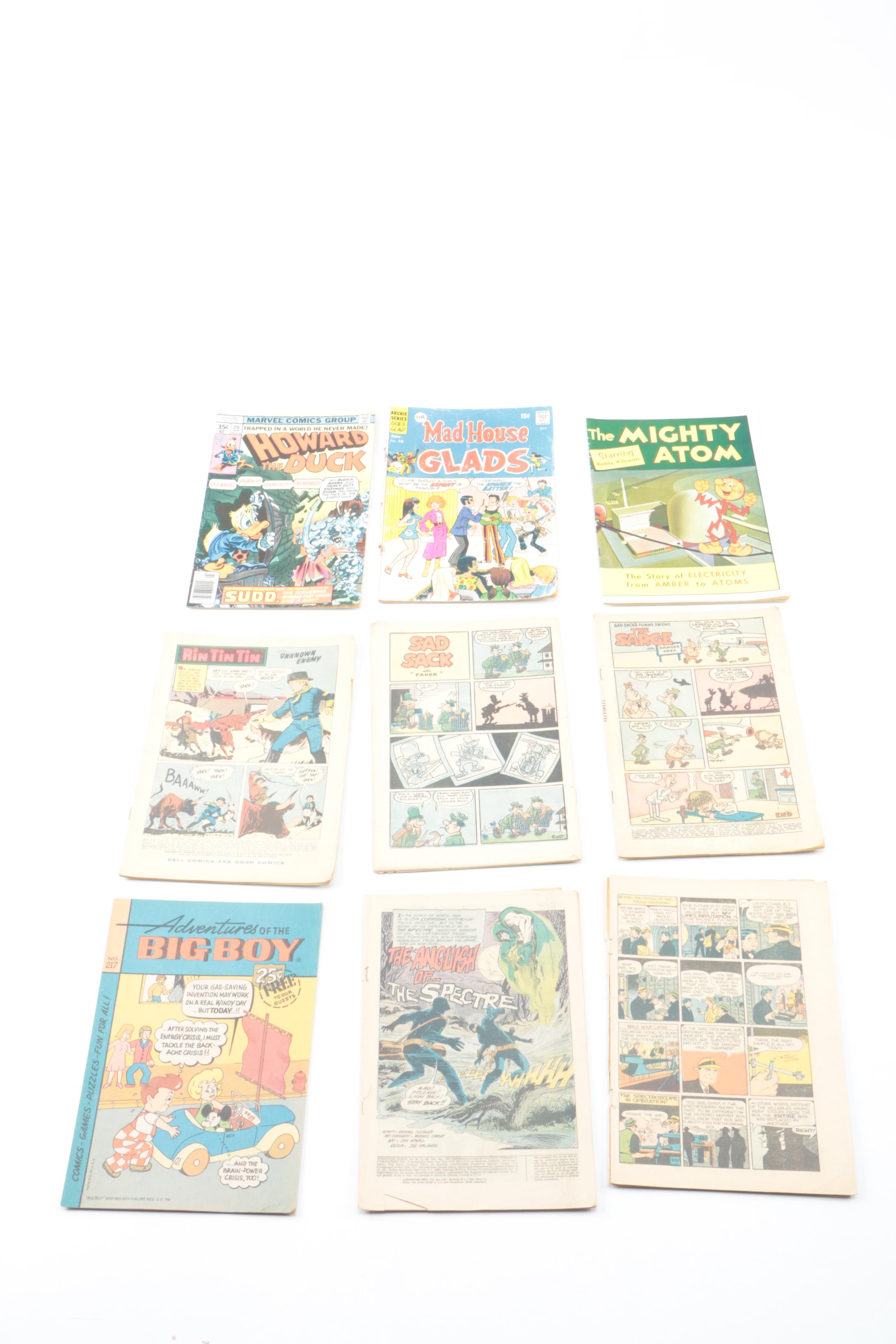 Vintage Comic Books Including "Strange Tales", "Star Wars", and "Star Trek"