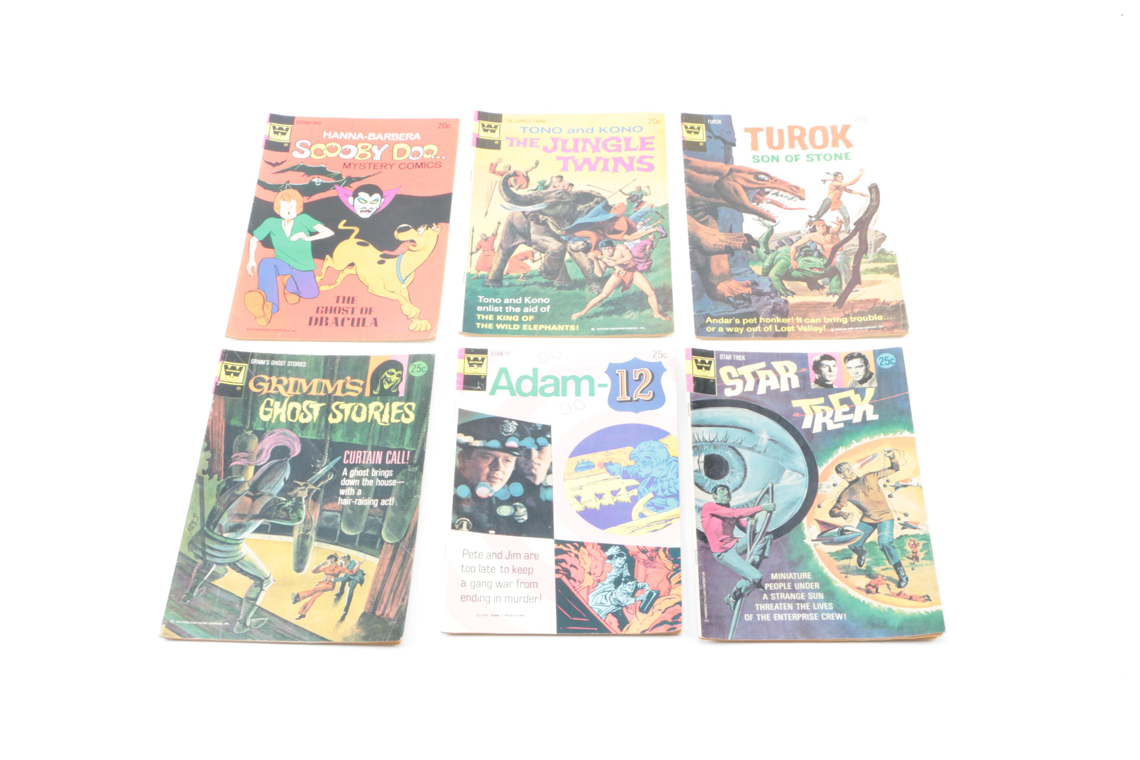 Vintage Comic Books Including "Strange Tales", "Star Wars", and "Star Trek"