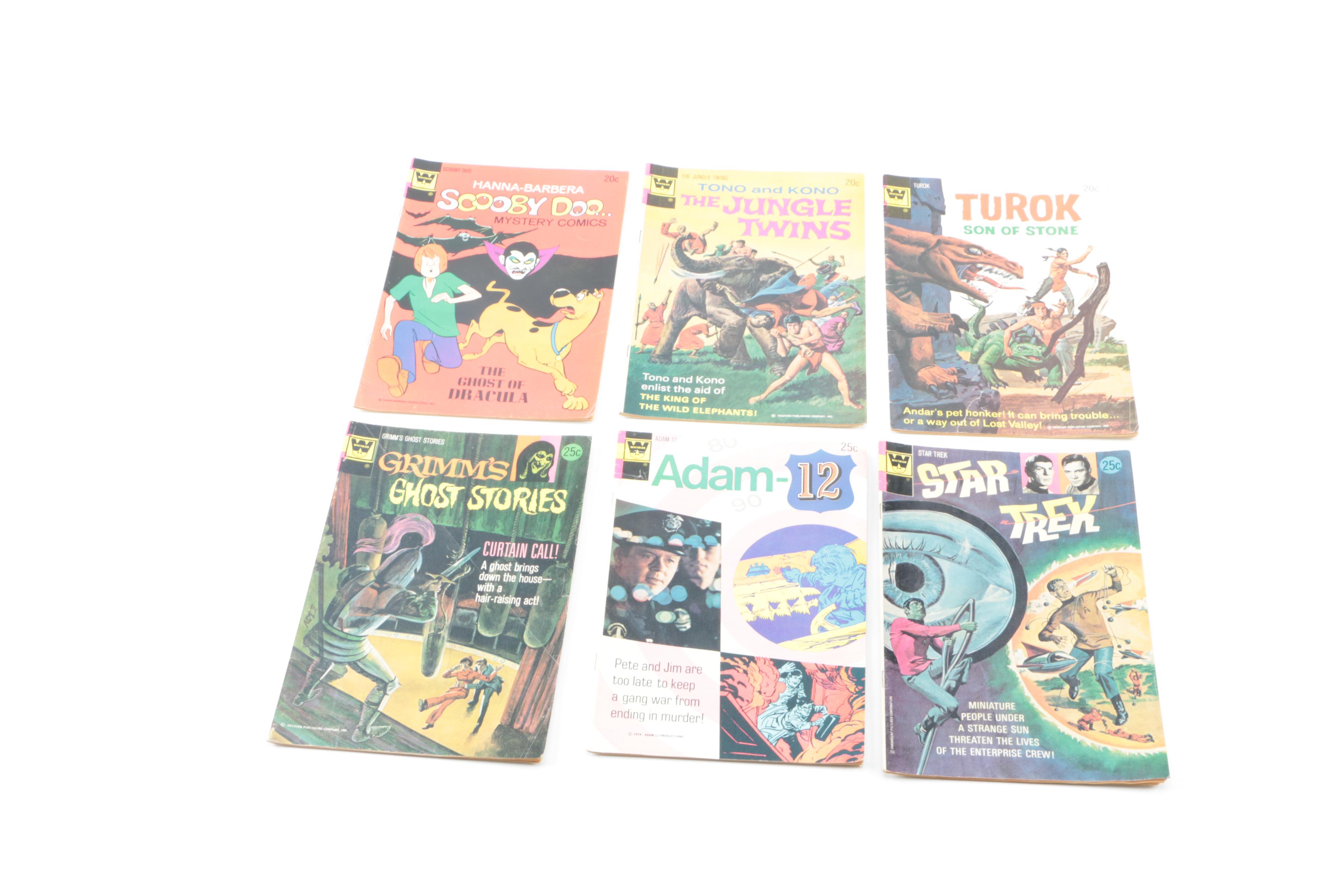 Vintage Comic Books Including "Strange Tales", "Star Wars", and "Star Trek"