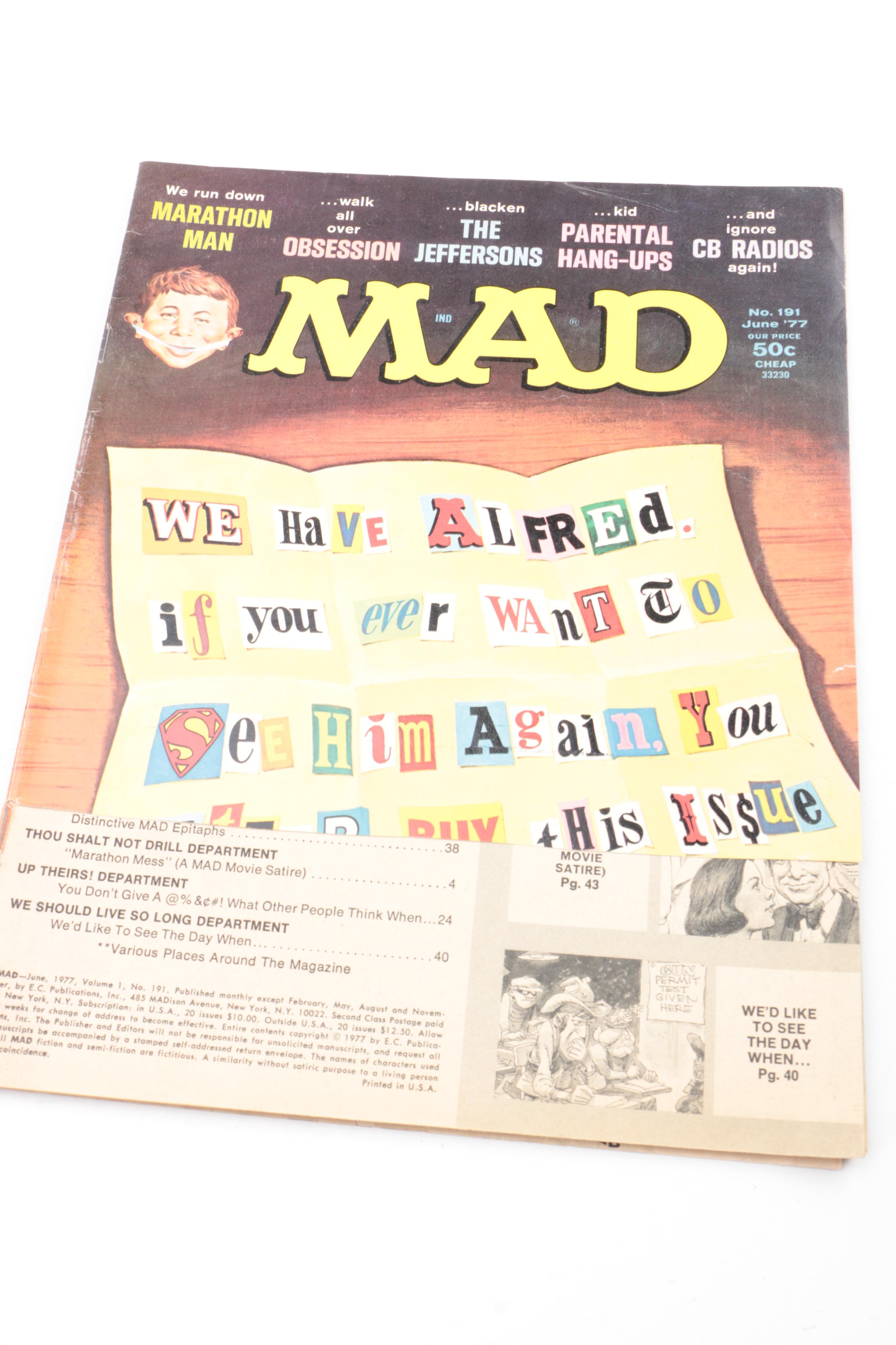 Vintage "MAD" Magazines