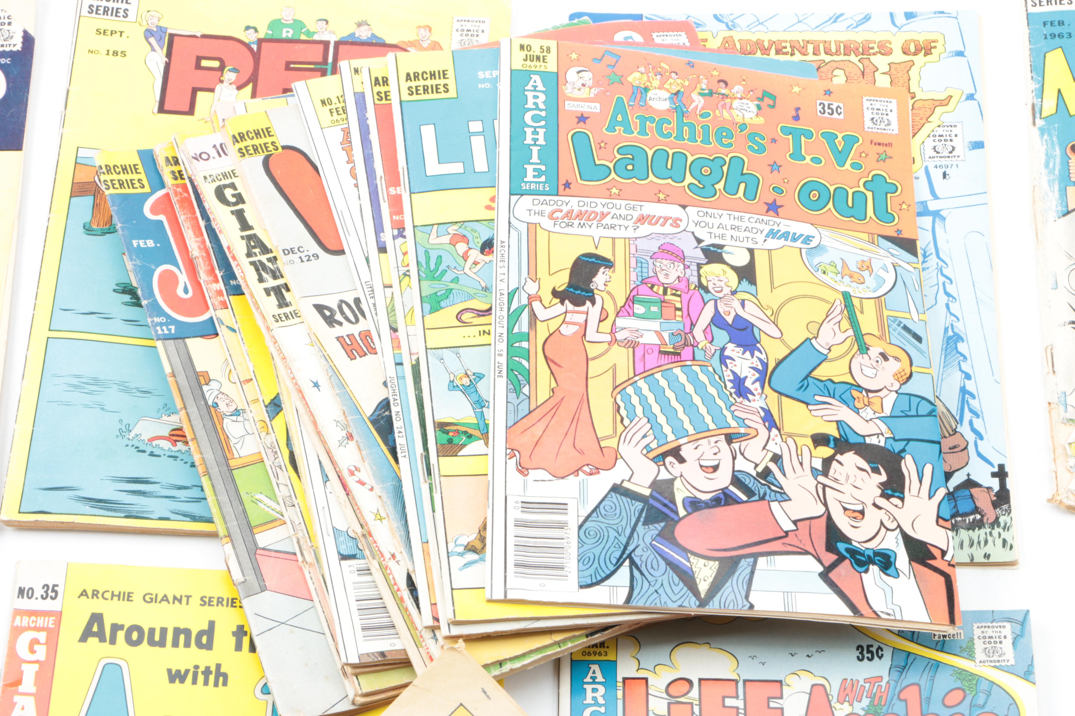 Vintage Archie Comics Including "Mad House" and "Archie and Me"