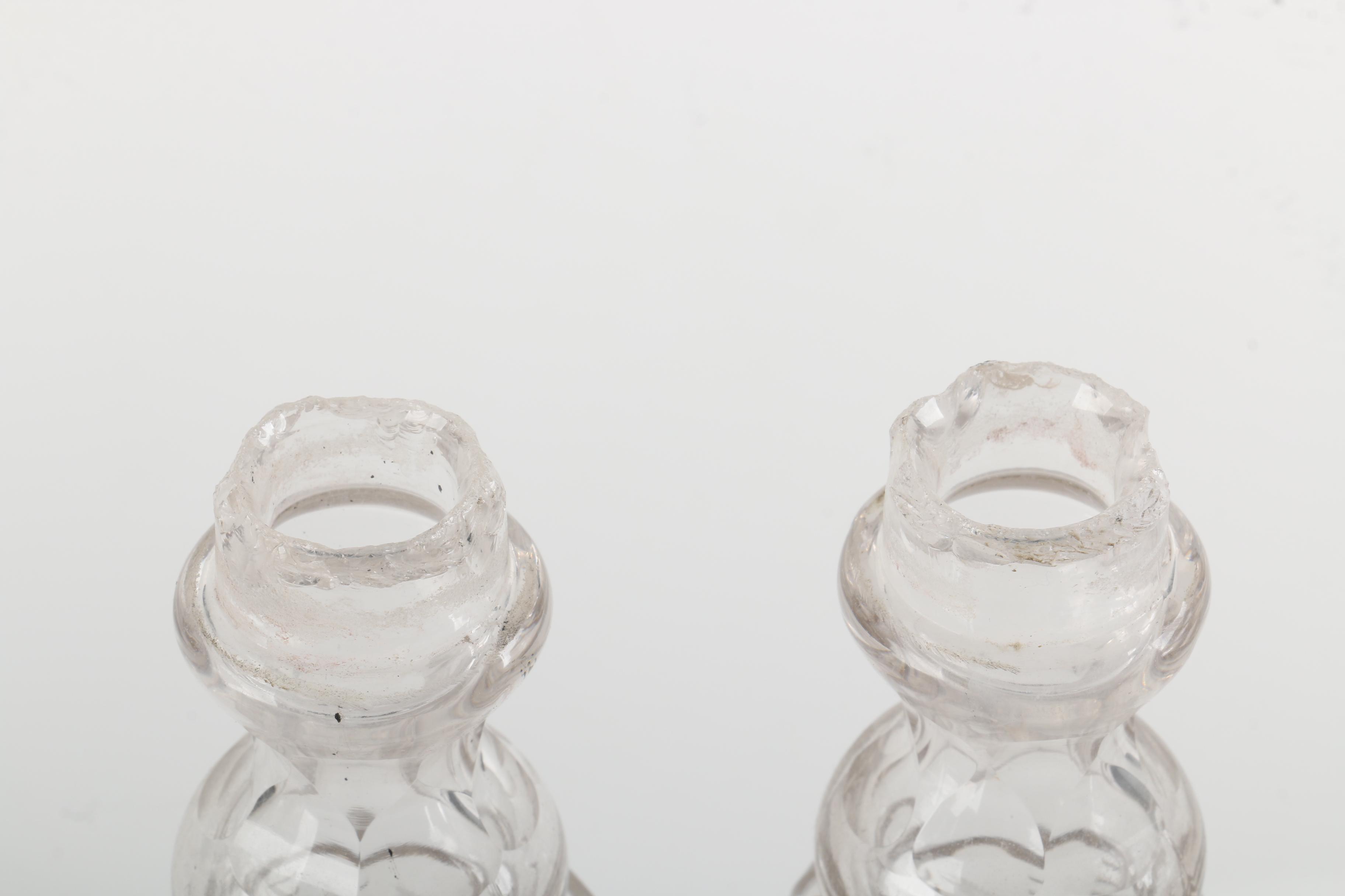 Meriden Britania Co. Silver Plate and Glass Cruet Set