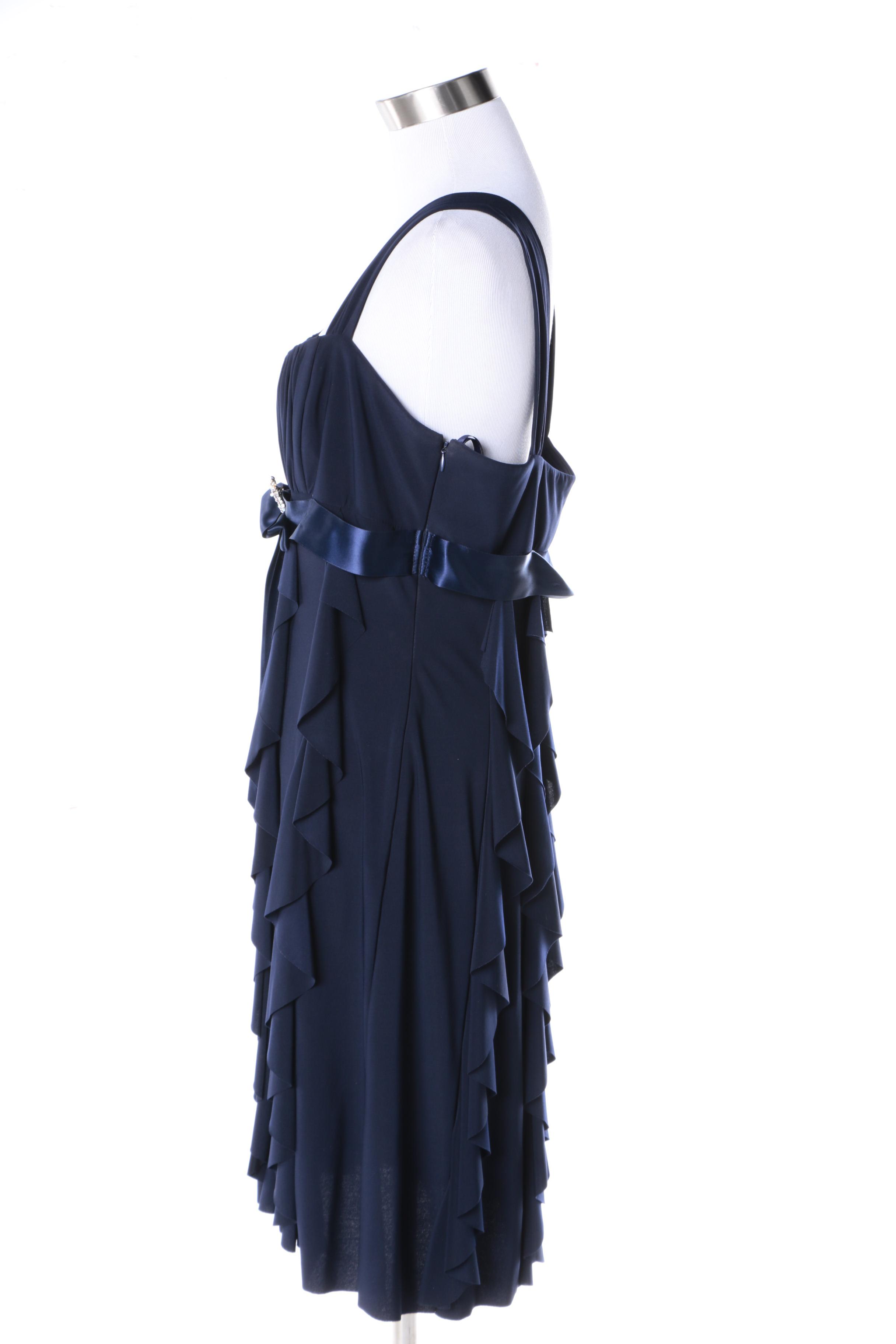 Cache Blue Sleeveless Dress