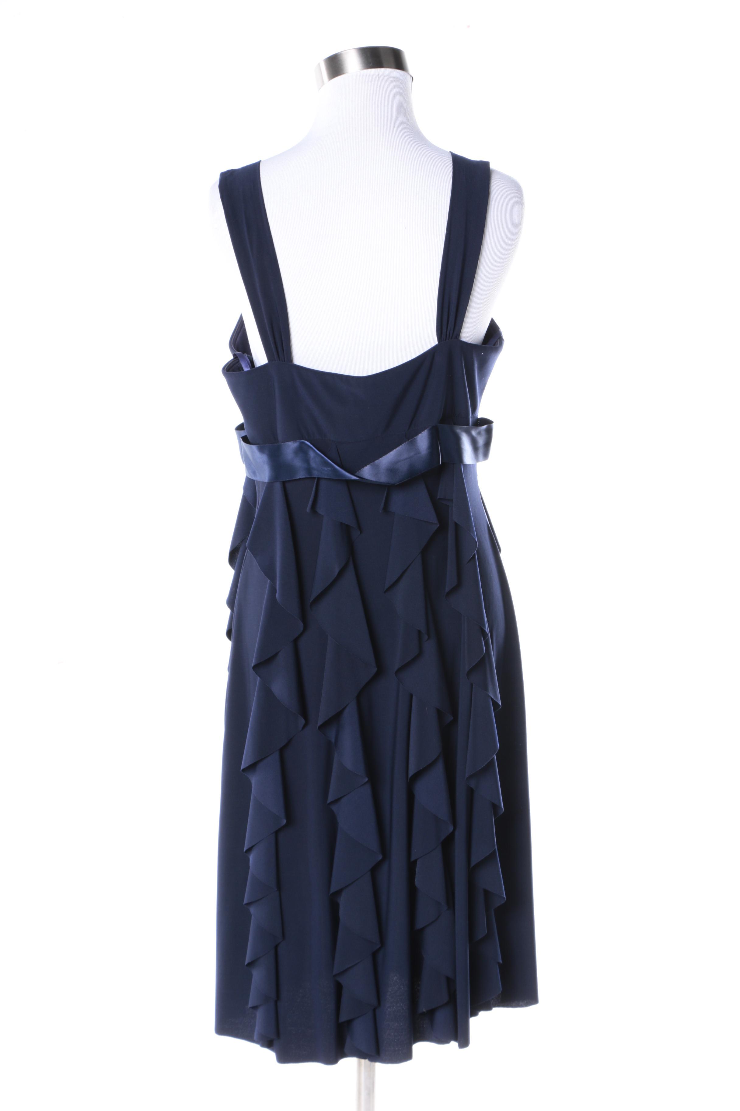 Cache Blue Sleeveless Dress