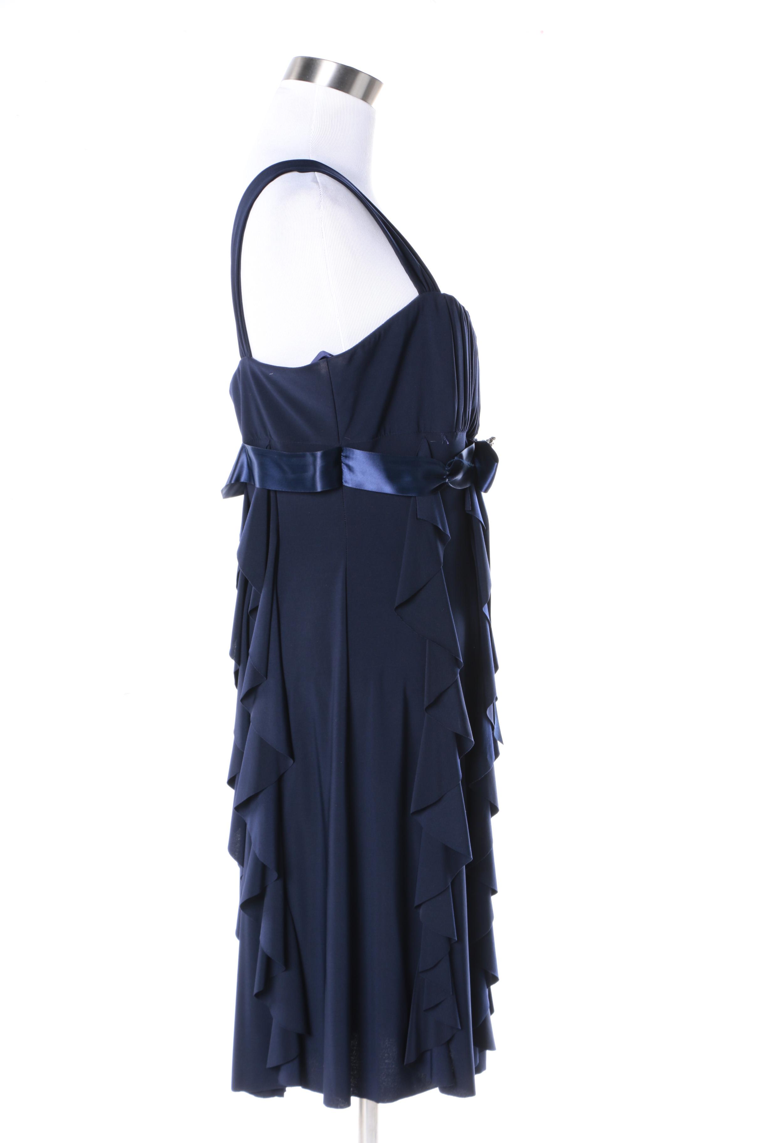 Cache Blue Sleeveless Dress