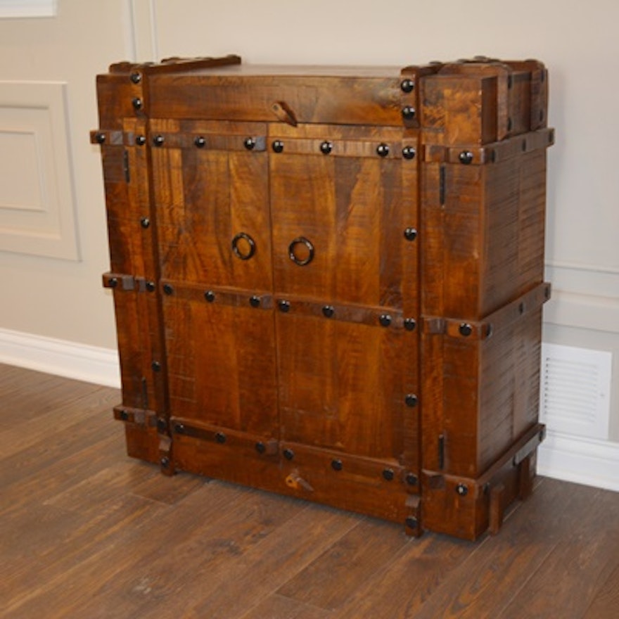 Wood Crate Designed Cabinet