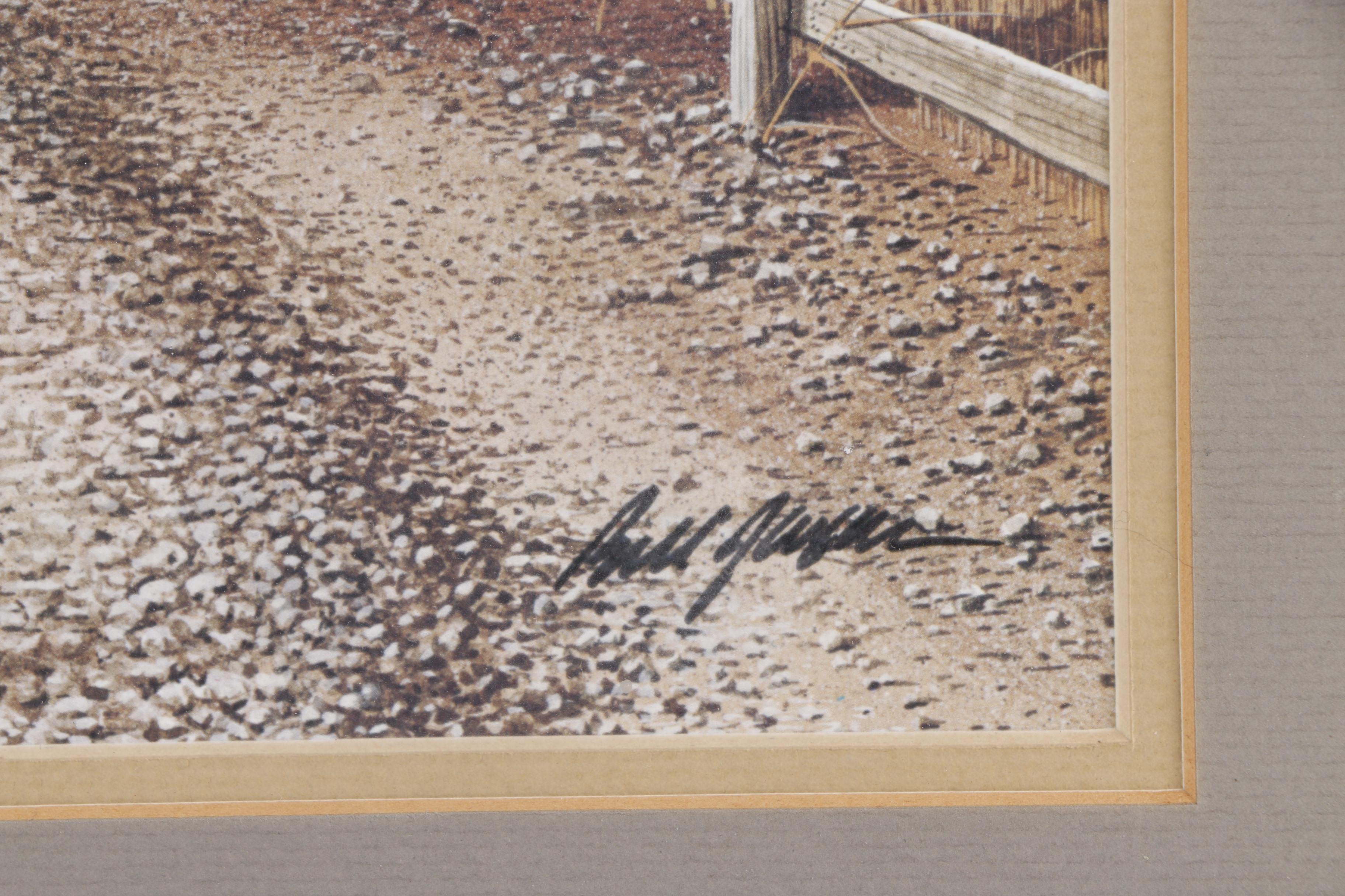 Bill Jaxon Offset Lithograph of a Farm Scene