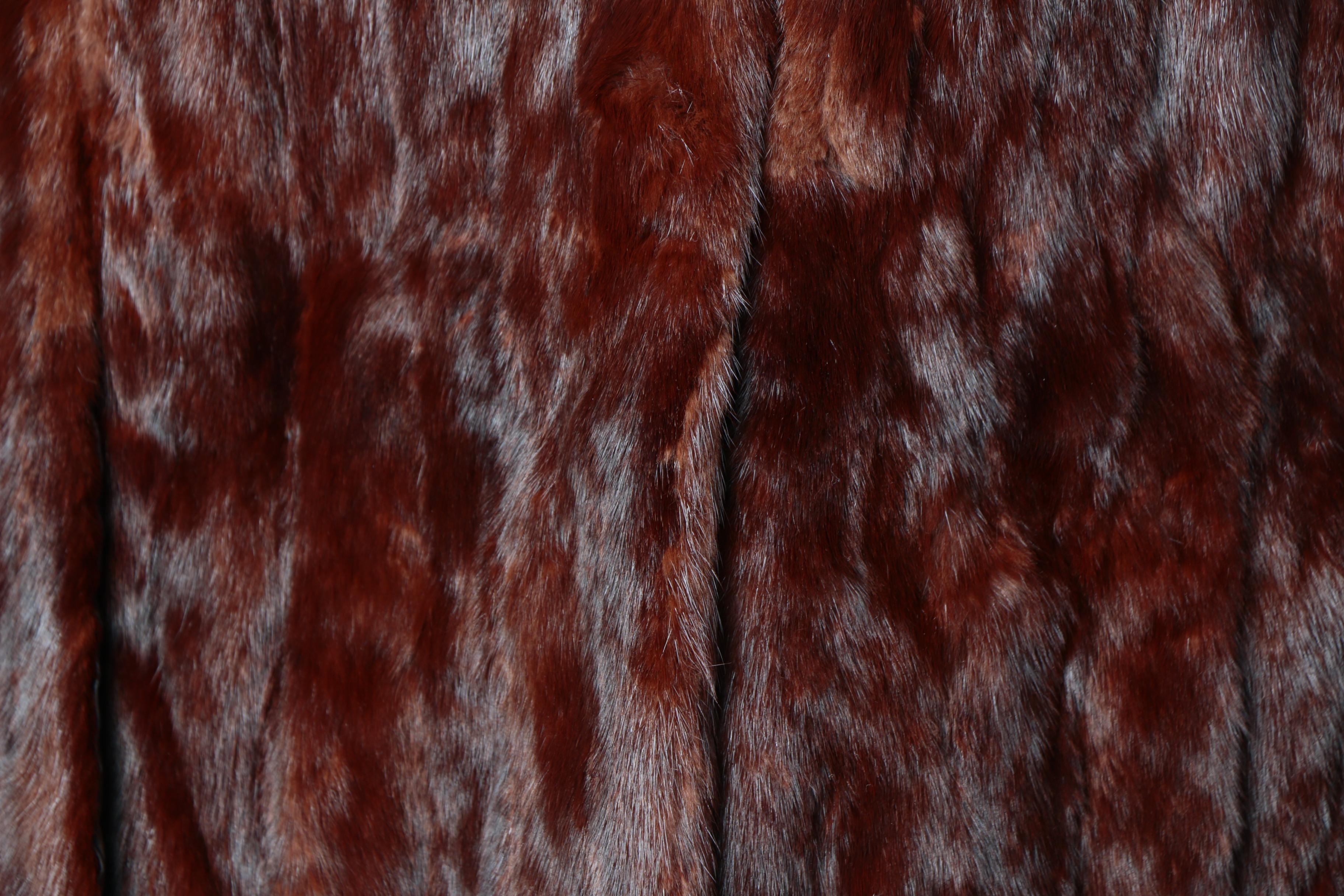 Kelly Smith Furs Dyed Rabbit Fur Capelet