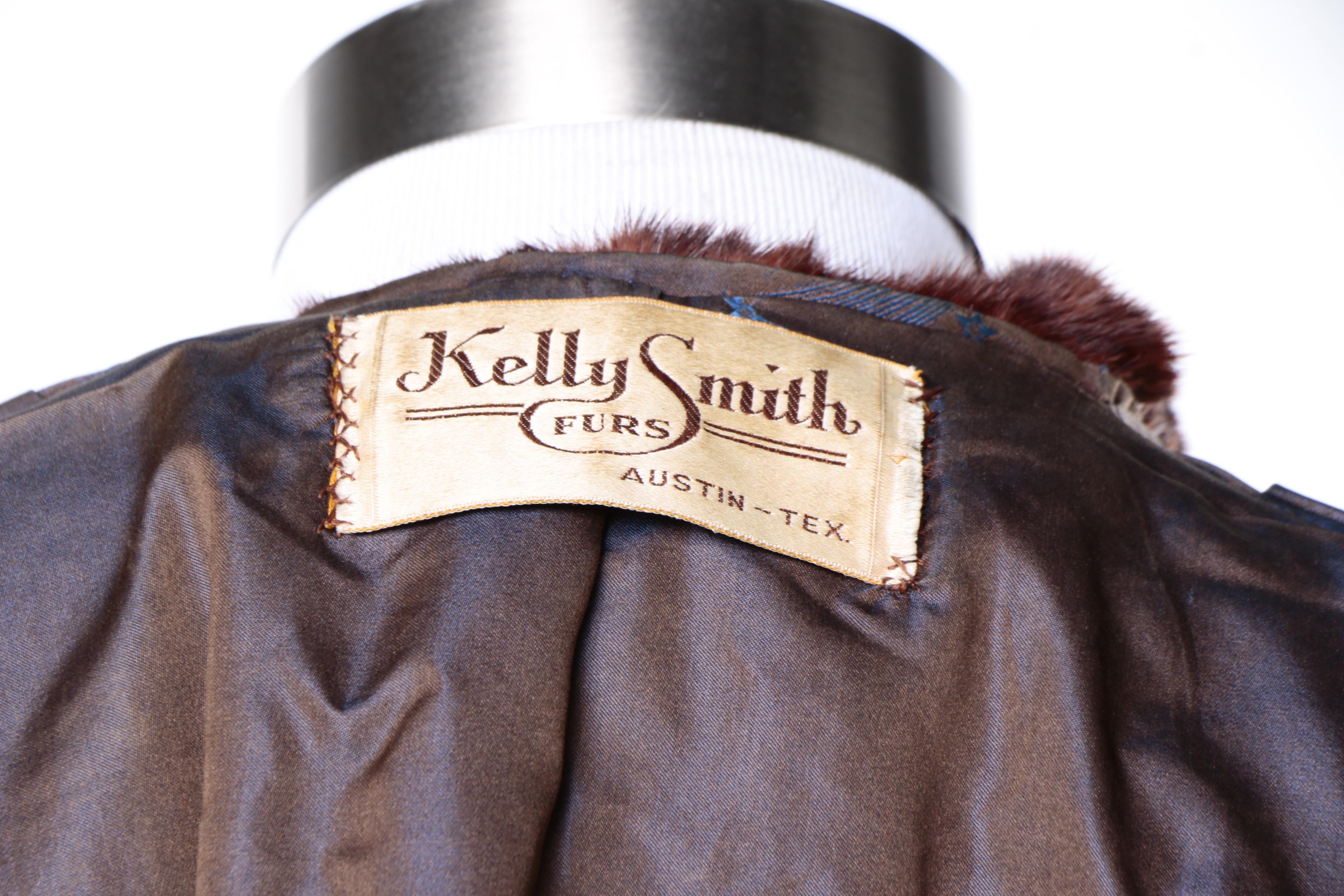 Kelly Smith Furs Dyed Rabbit Fur Capelet