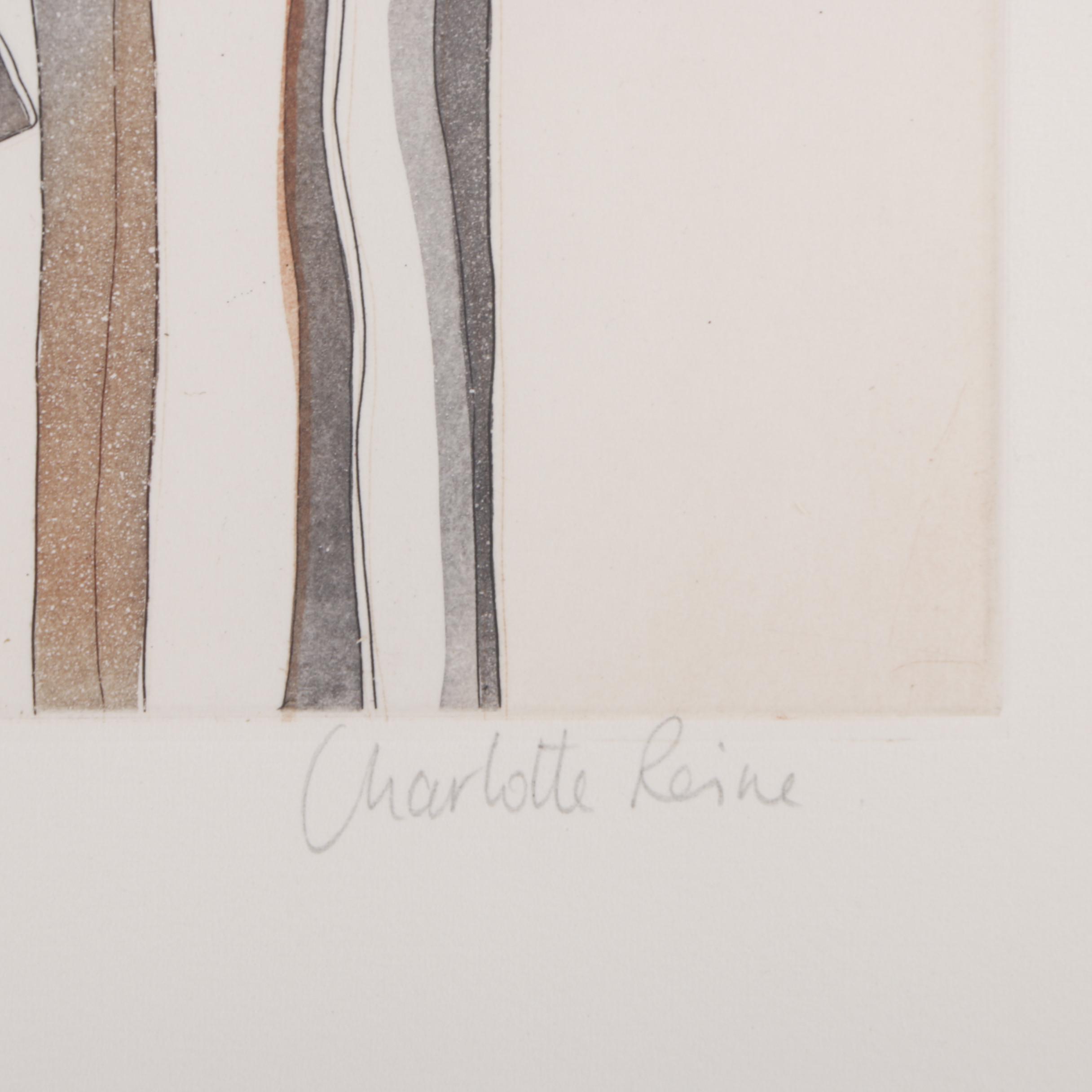 Charlotte Reine Etching "St. Valentin"