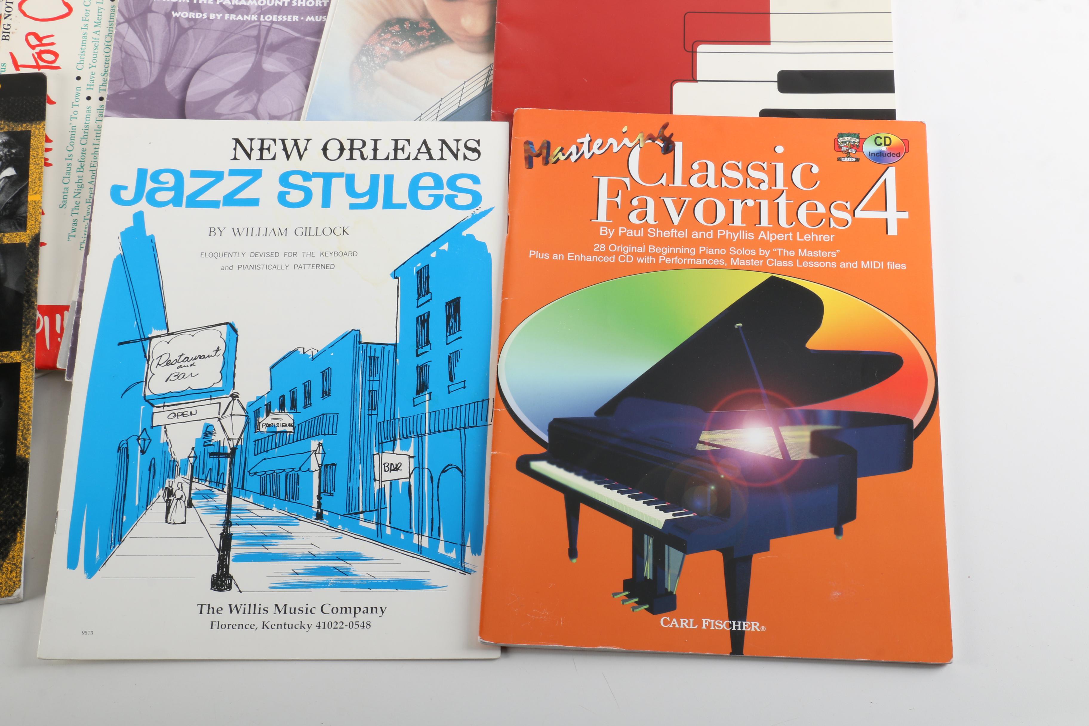 Piano Sheet Music and Theory Books