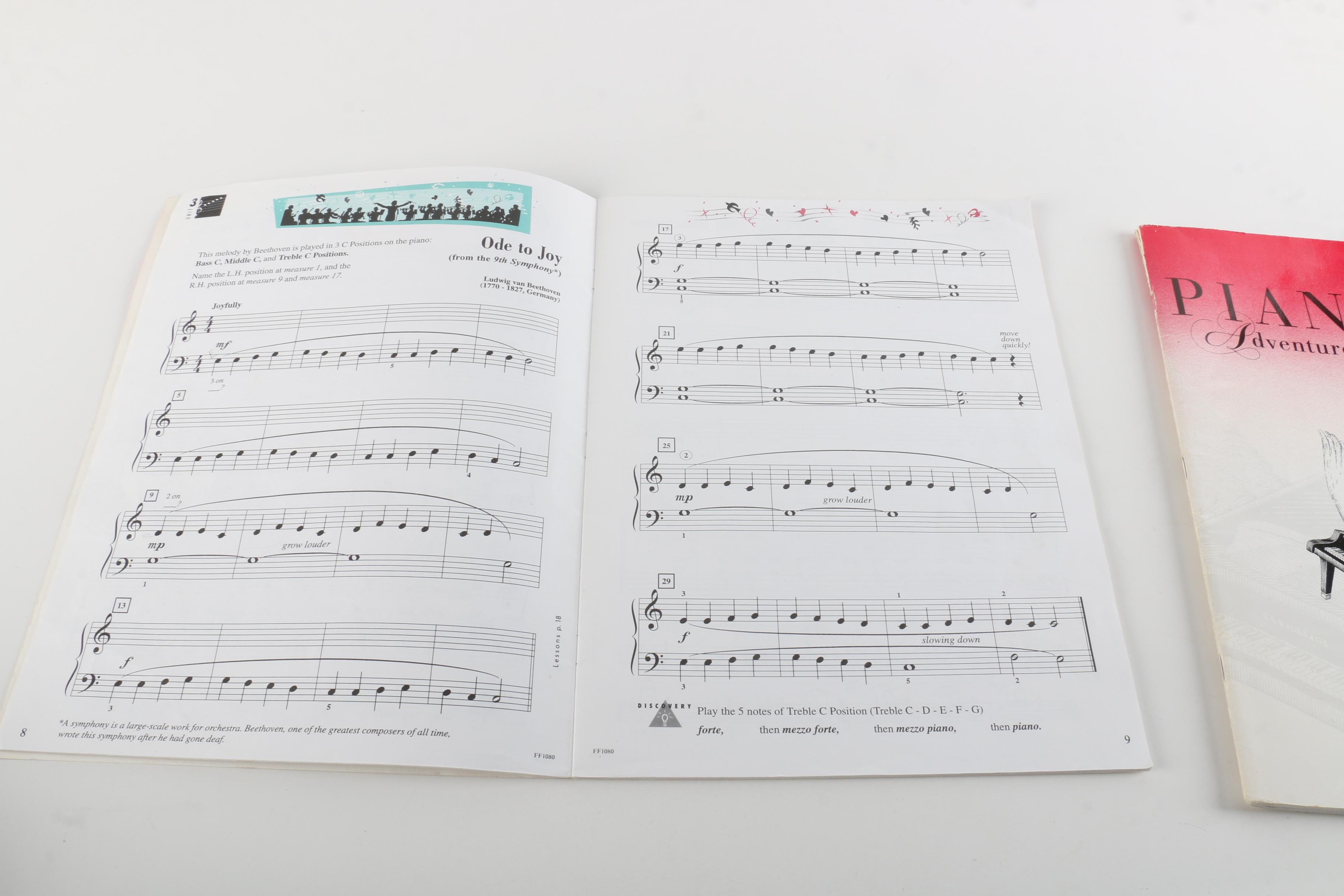 Piano Sheet Music and Theory Books