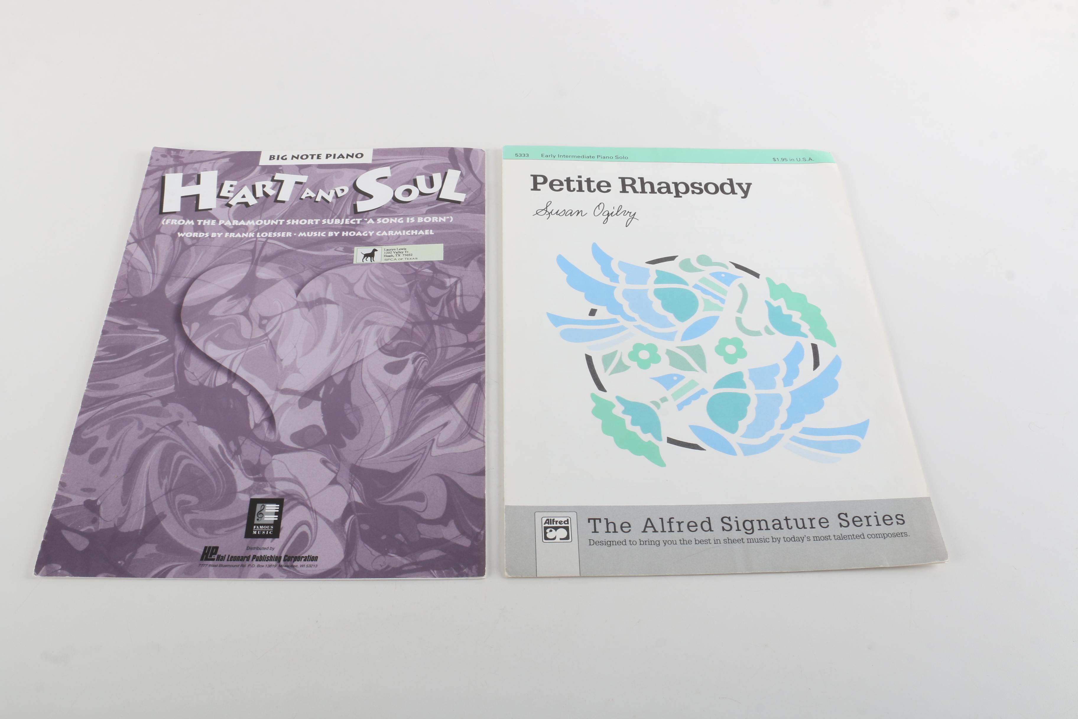 Piano Sheet Music and Theory Books