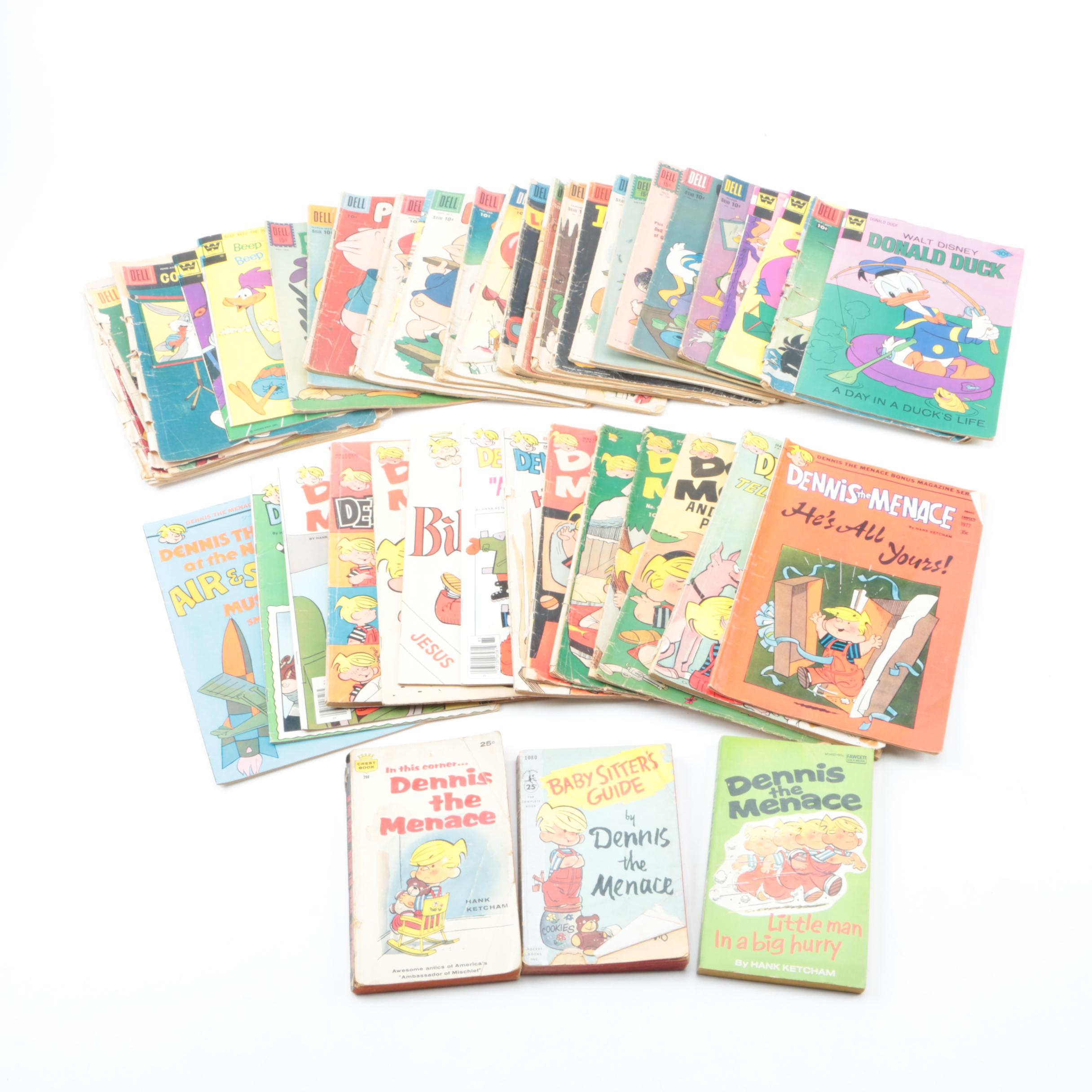 Vintage Dennis the Menace and Looney Tunes Comics