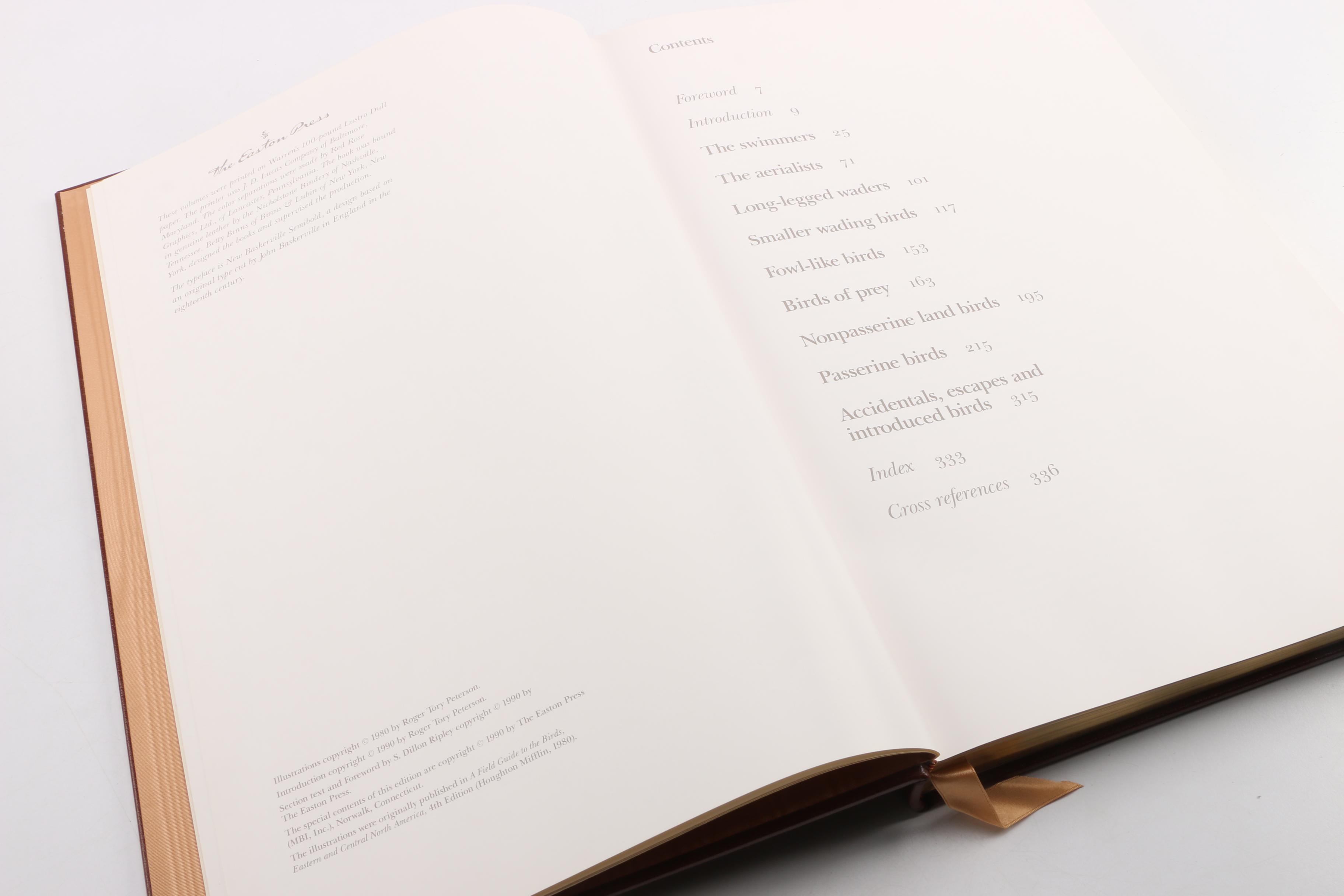 1990 Easton Press First Edition "The Field Guide Art of Roger Tory Peterson"