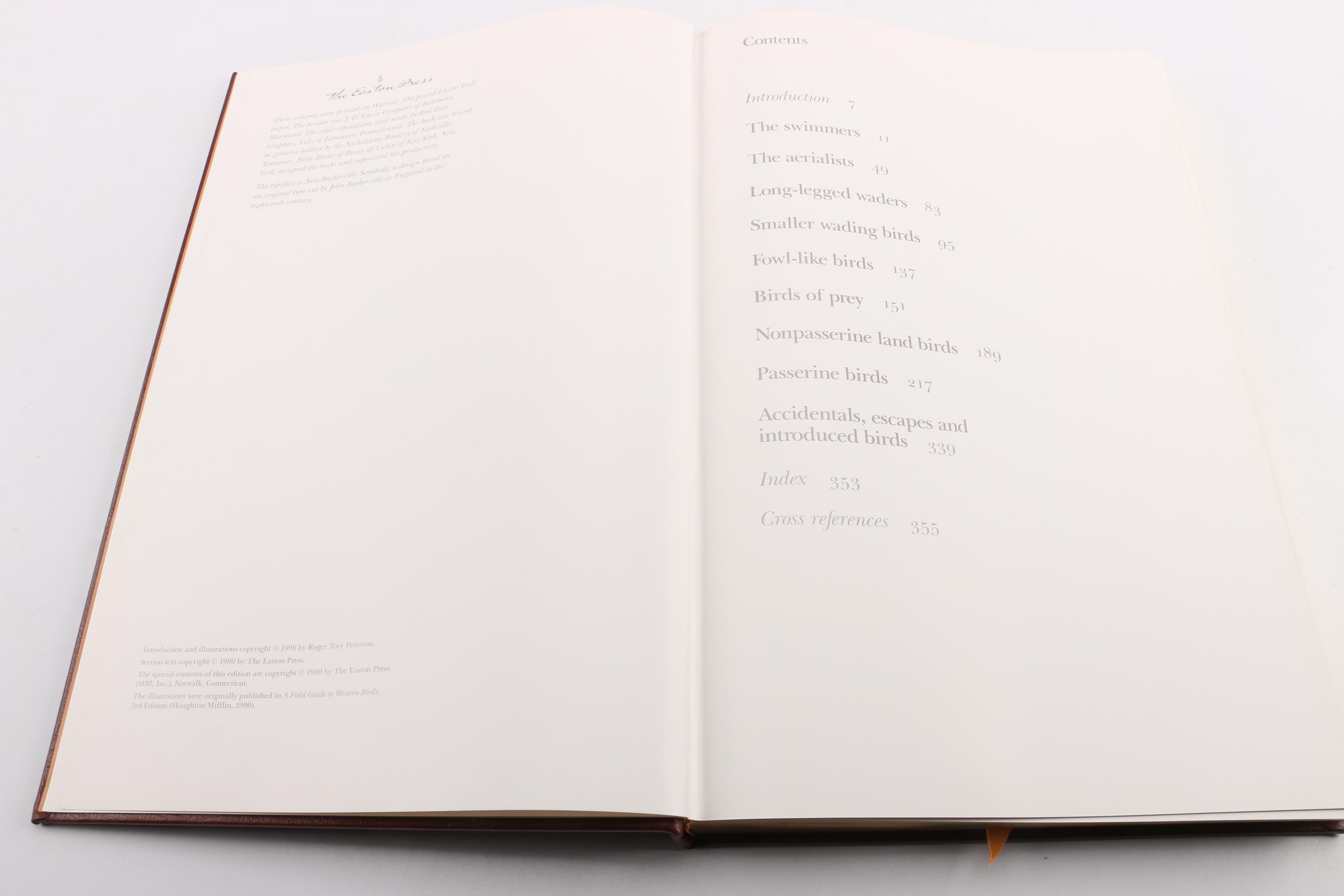 1990 Easton Press First Edition "The Field Guide Art of Roger Tory Peterson"