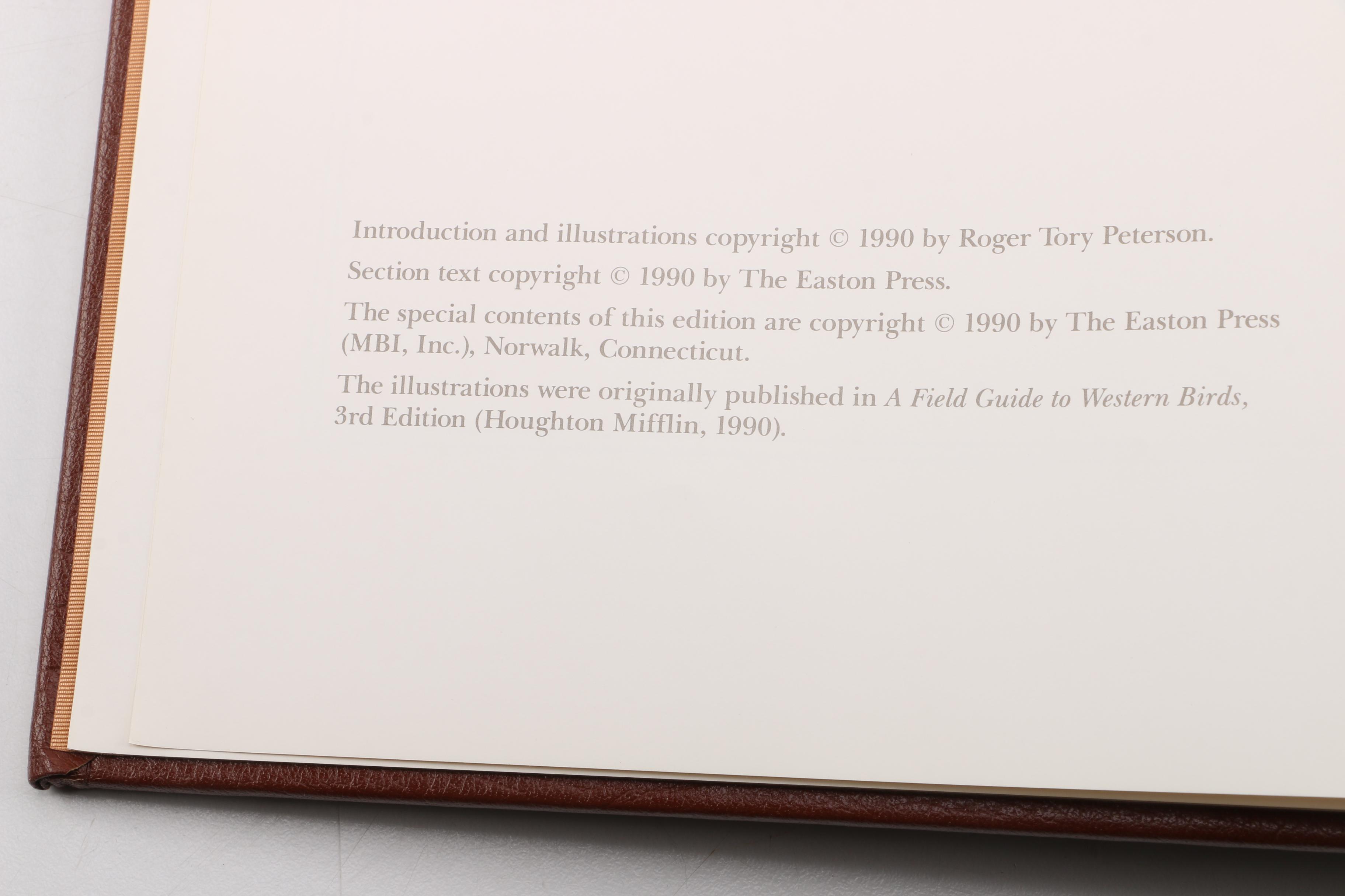 1990 Easton Press First Edition "The Field Guide Art of Roger Tory Peterson"