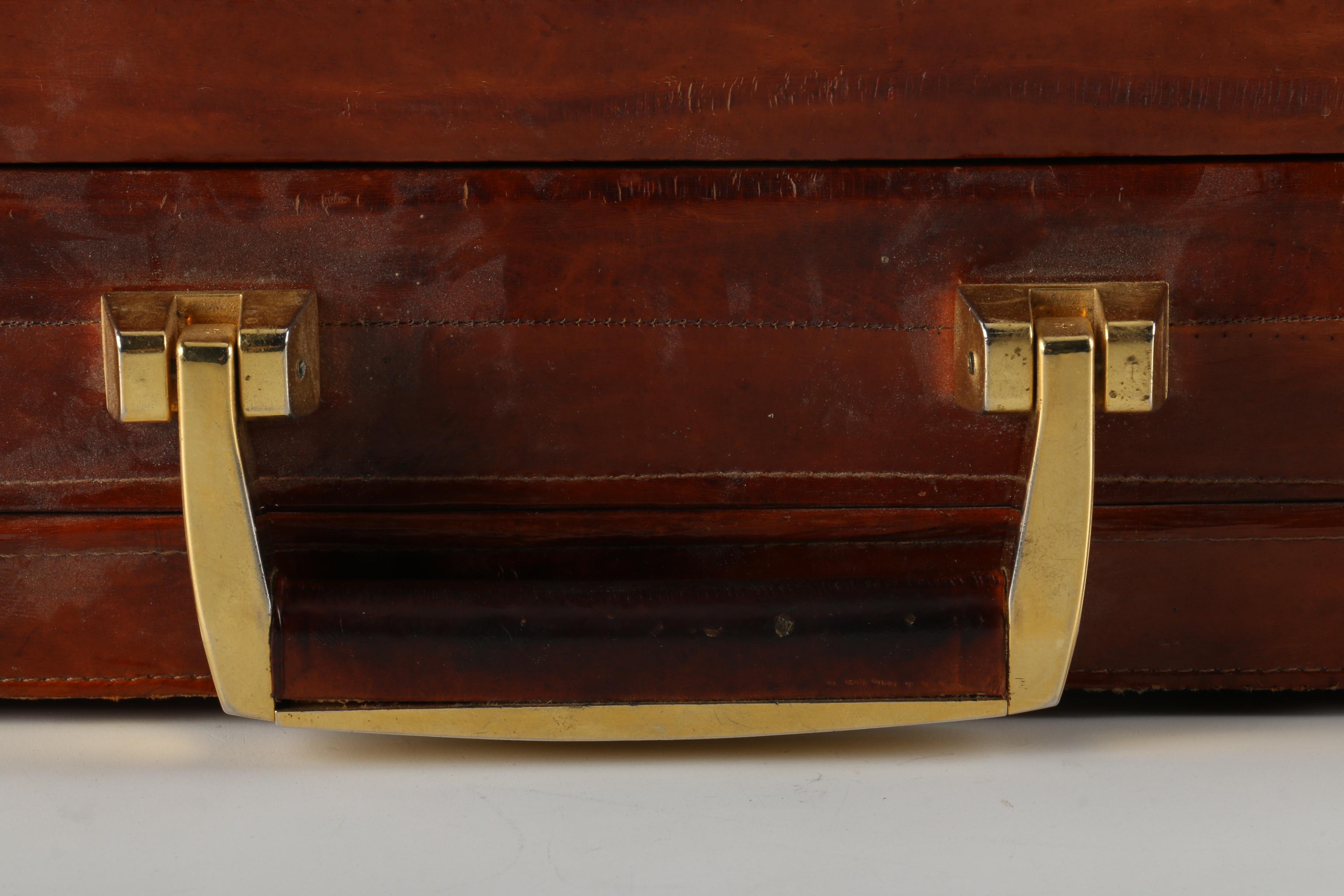 Leather Patchwork Briefcase