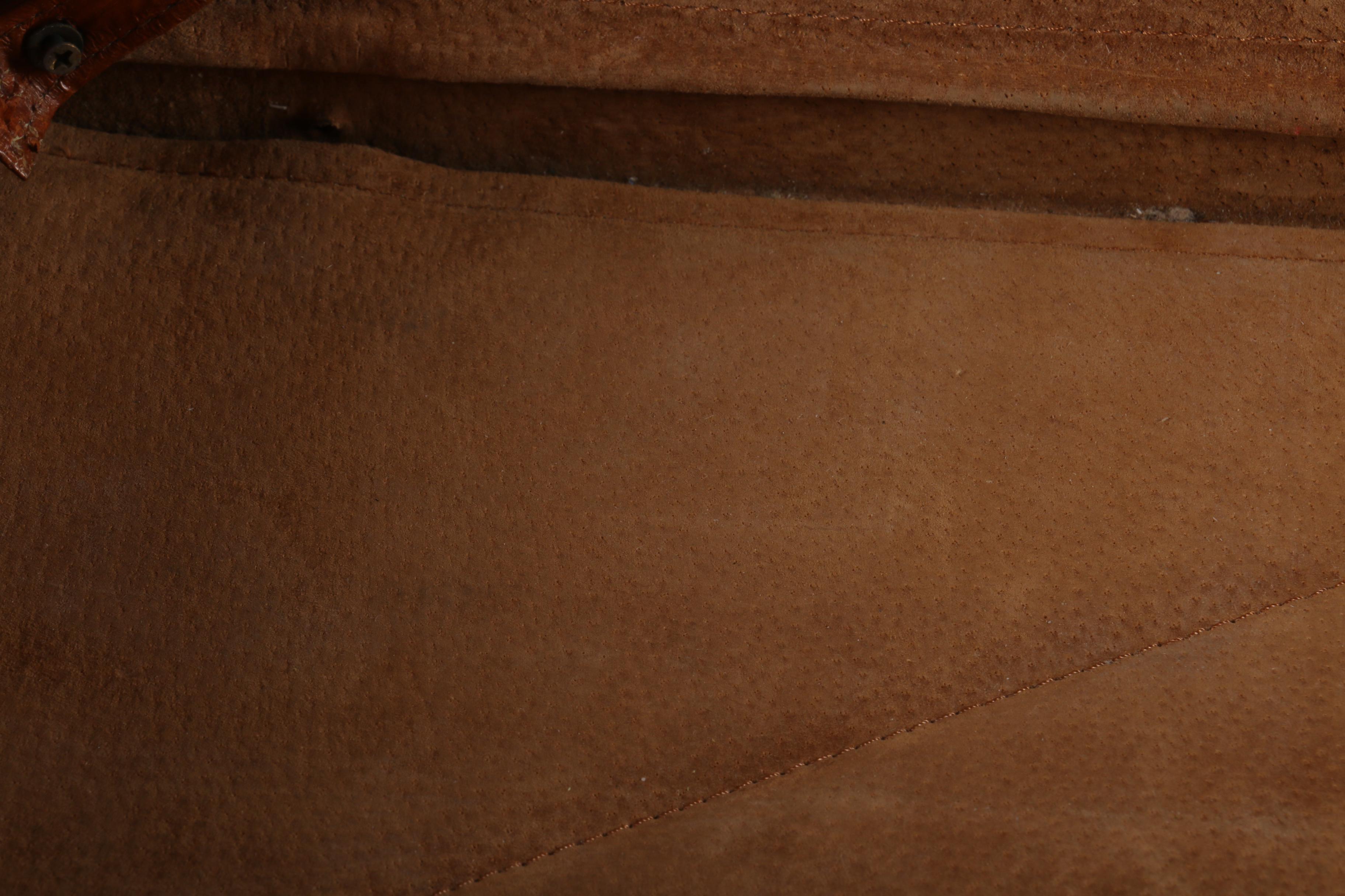 Leather Patchwork Briefcase