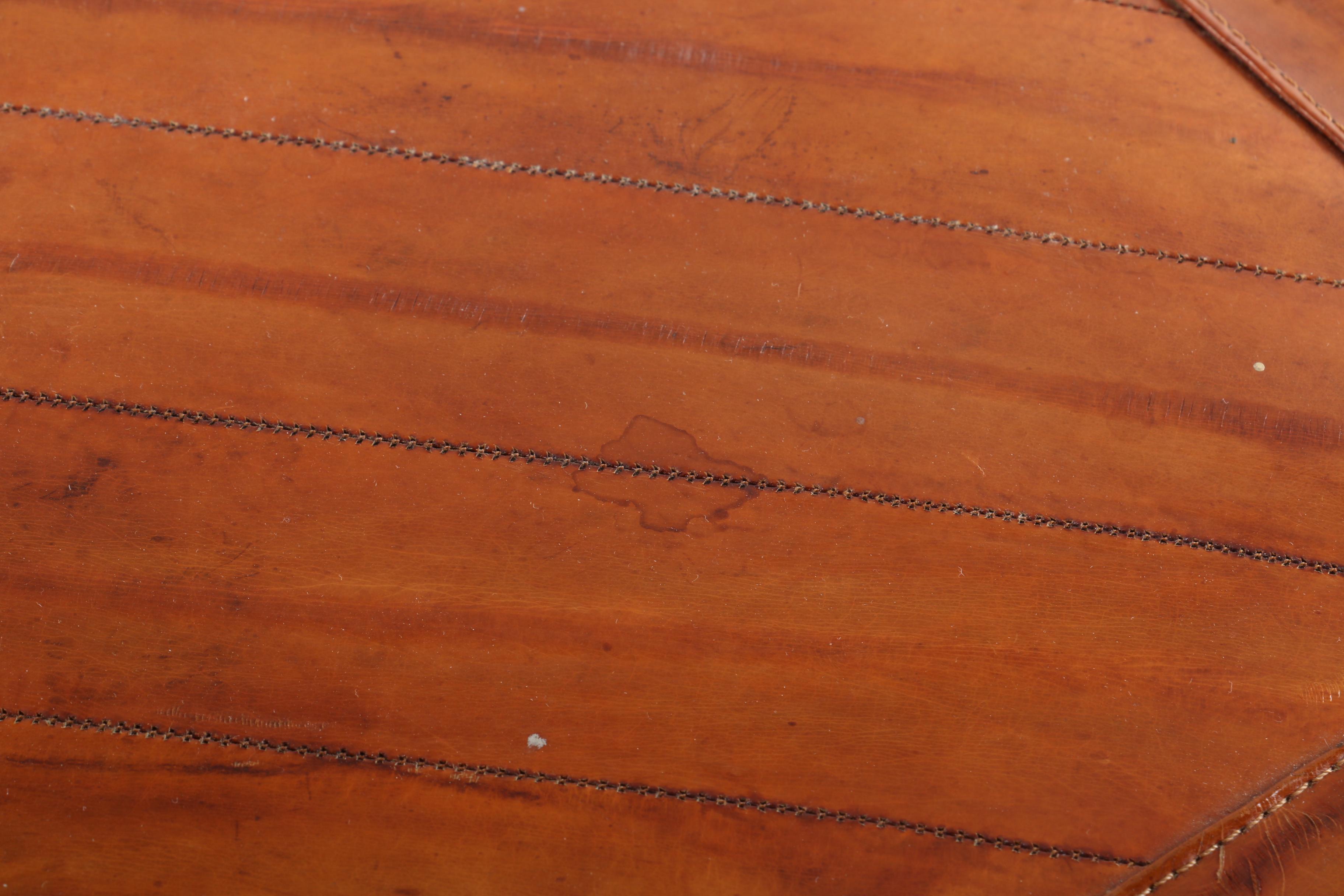 Leather Patchwork Briefcase