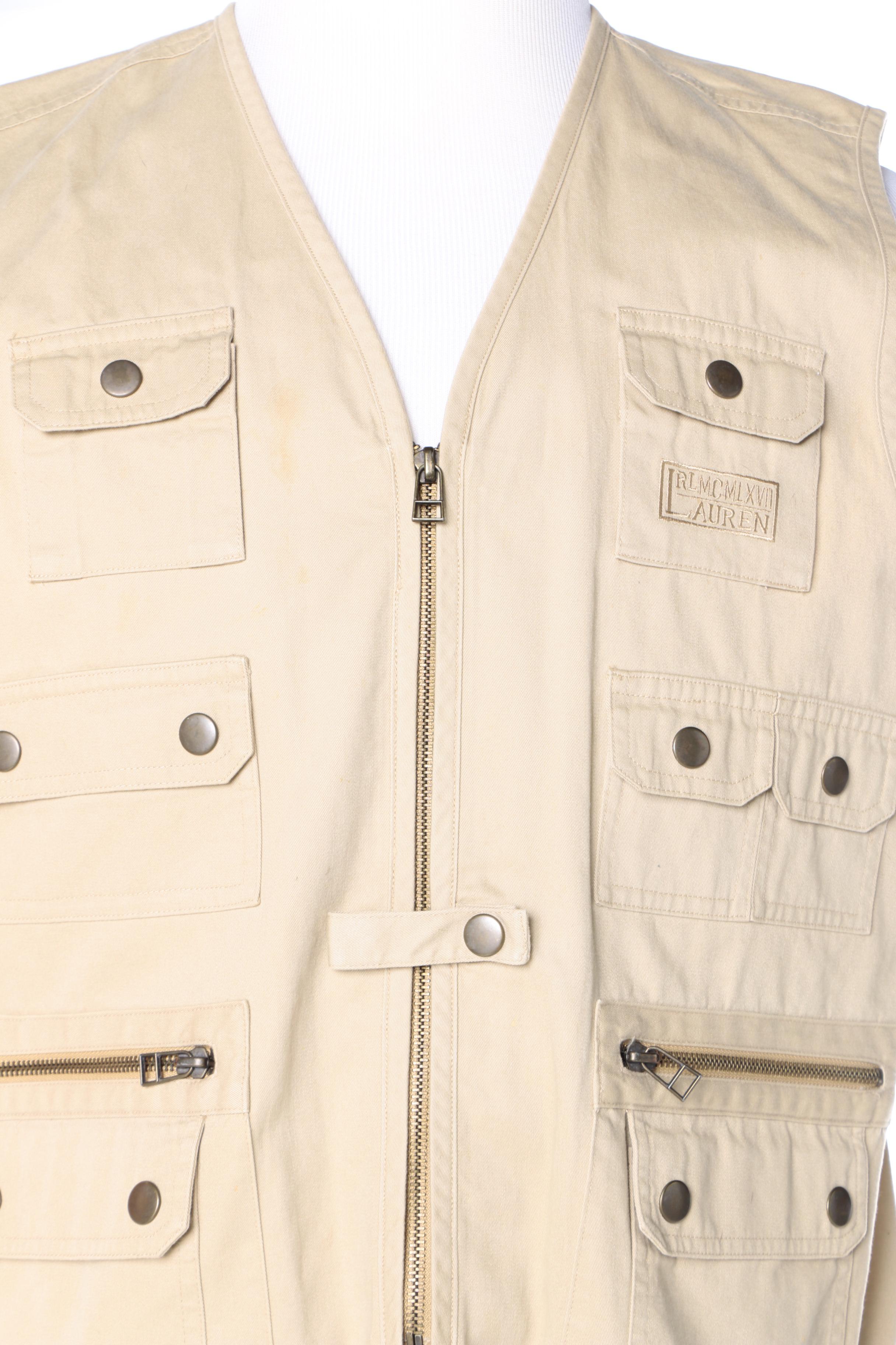 Ralph Lauren Lambskin and Cotton Vests