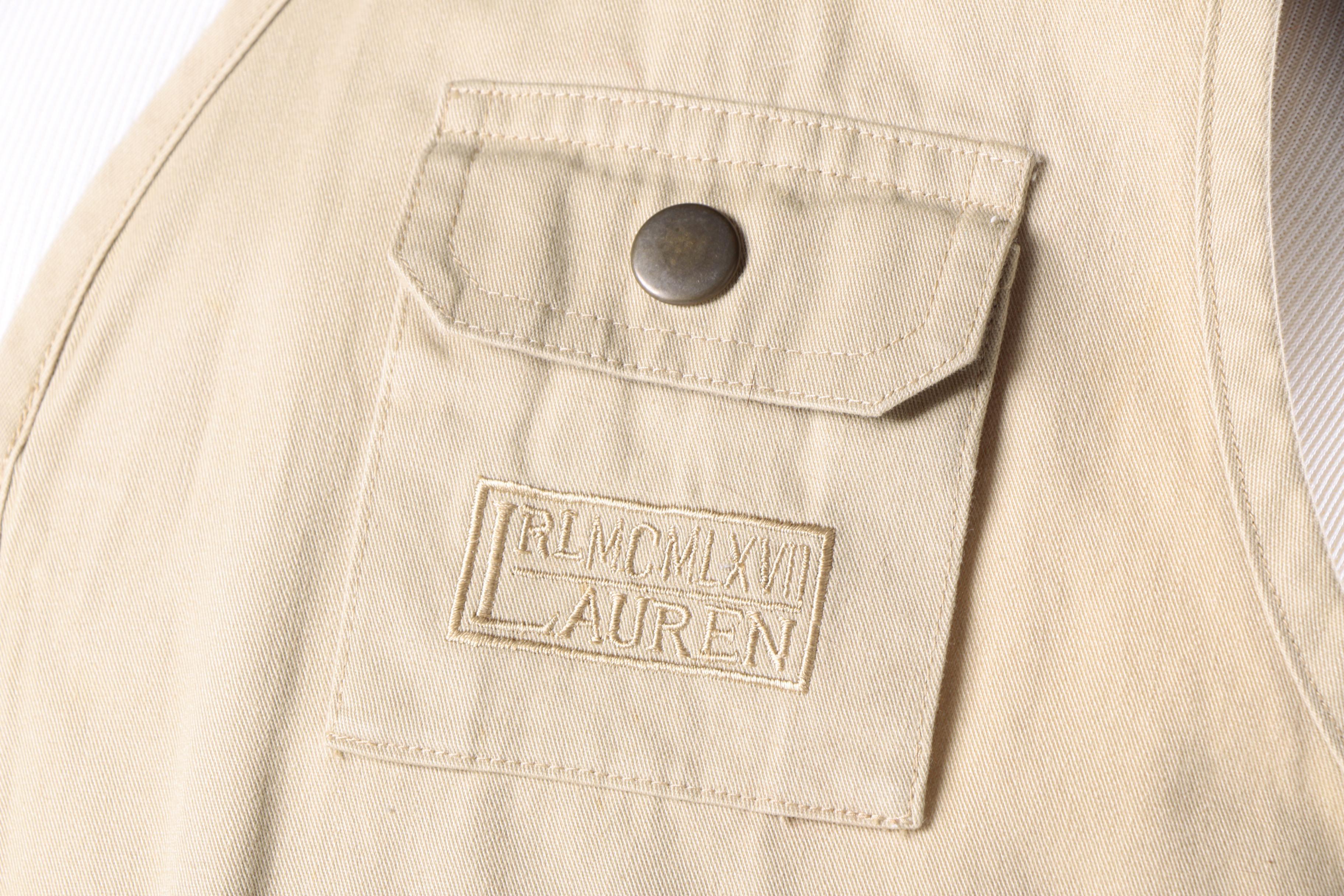 Ralph Lauren Lambskin and Cotton Vests