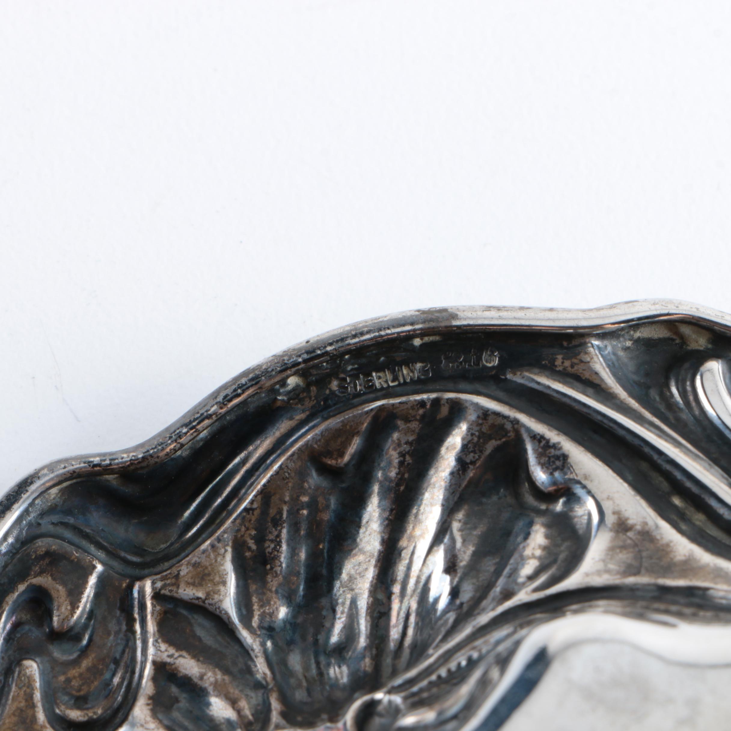 Gorham Sterling Silver Art Nouveau Style Dish and Assorted Sterling Silver