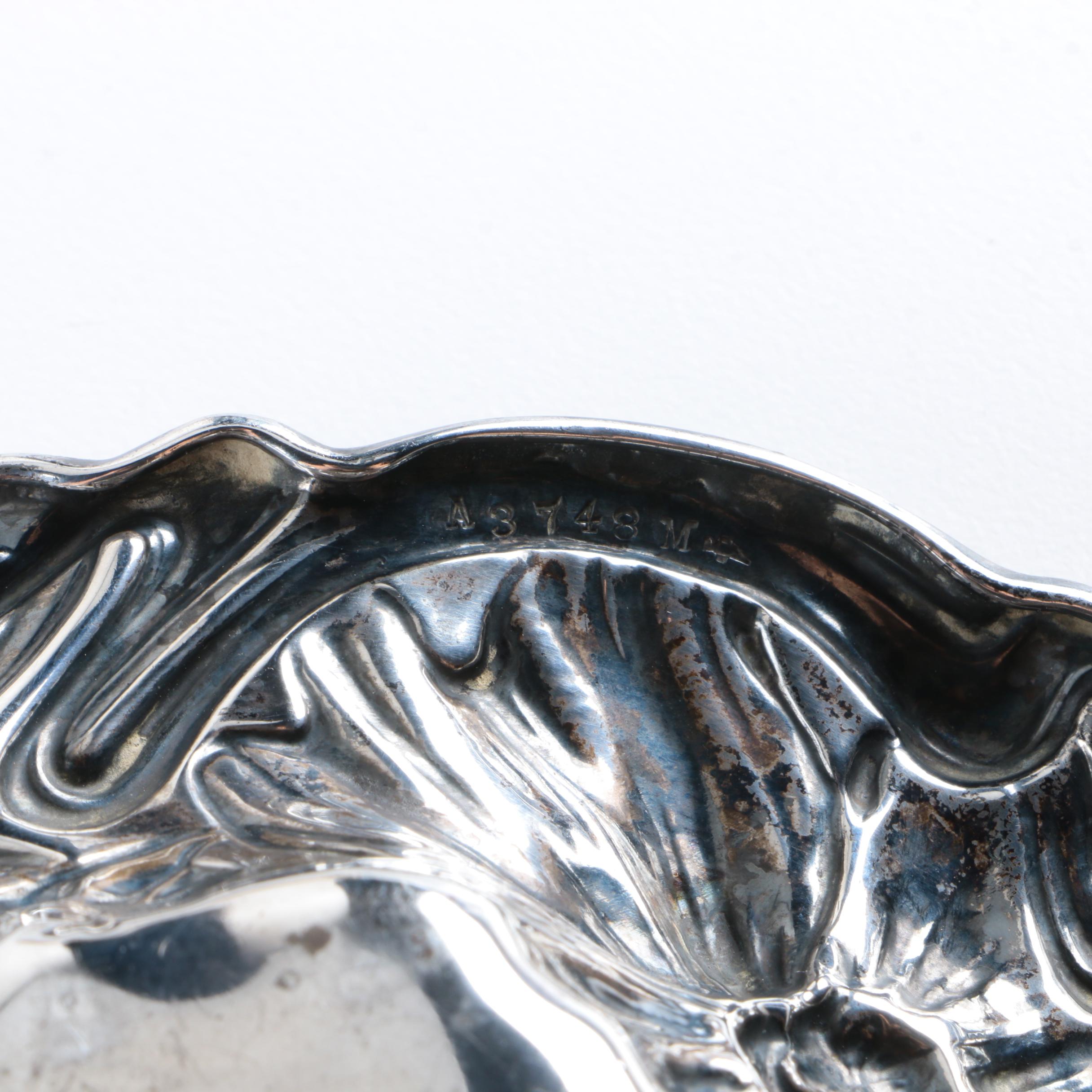 Gorham Sterling Silver Art Nouveau Style Dish and Assorted Sterling Silver