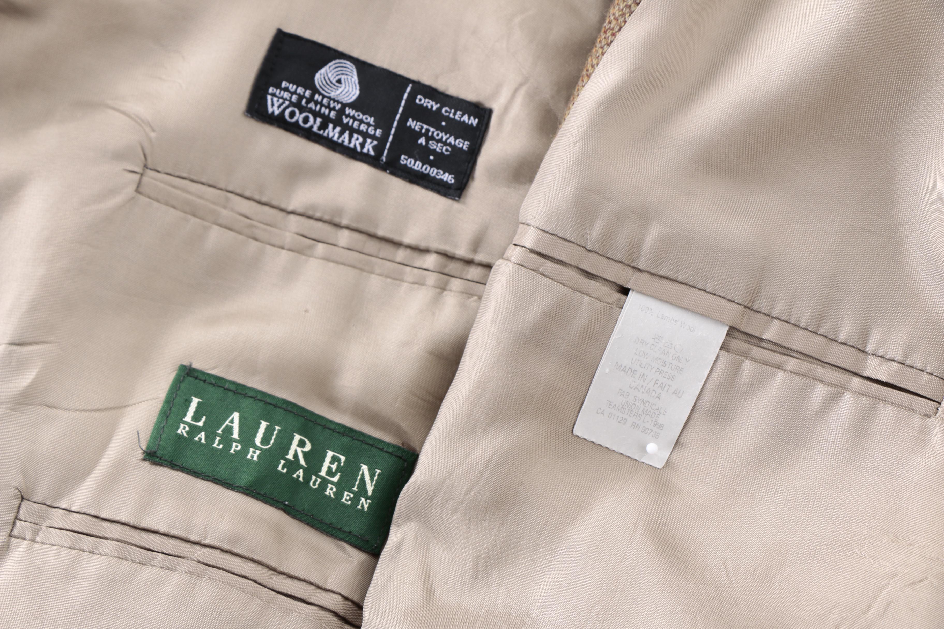 Lauren By Ralph Lauren Wool Suit Jacket