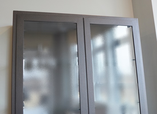 Metal Apothecary Style Display Cabinet