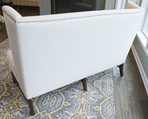 Upholstered Banquette Bench Settee